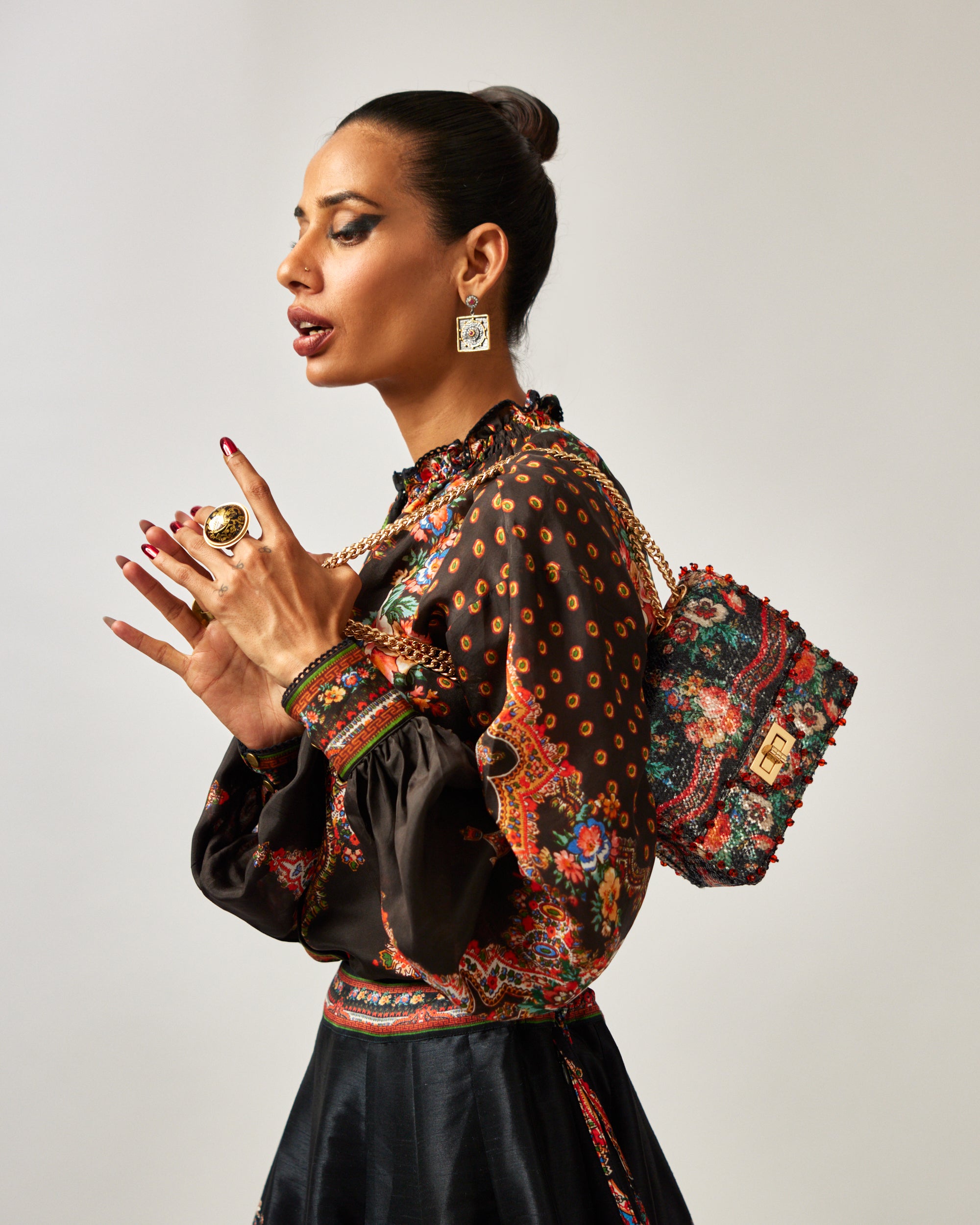 mon amour : Larisa Leela - Black/Orange