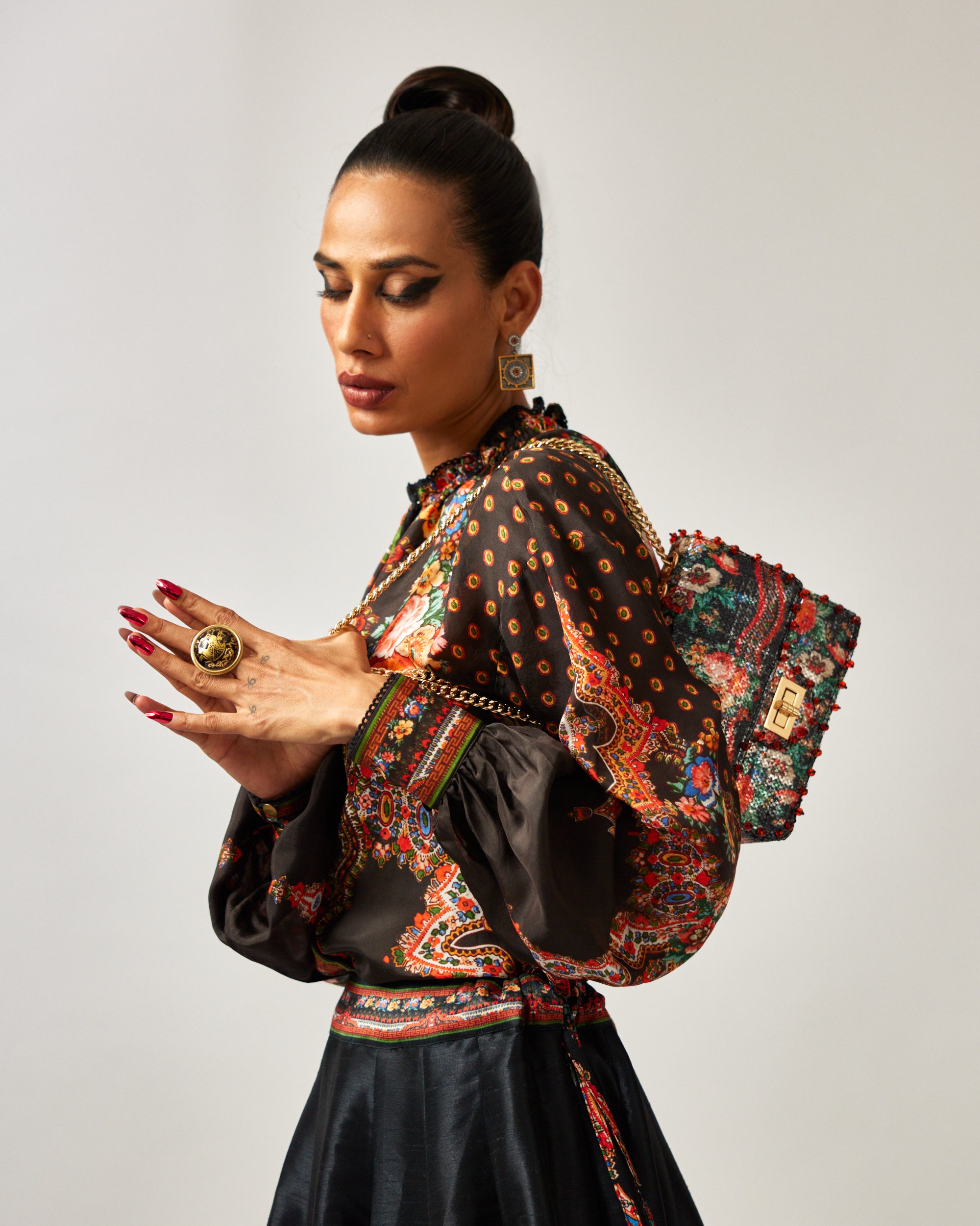 mon amour : Larisa Leela - Black/Orange