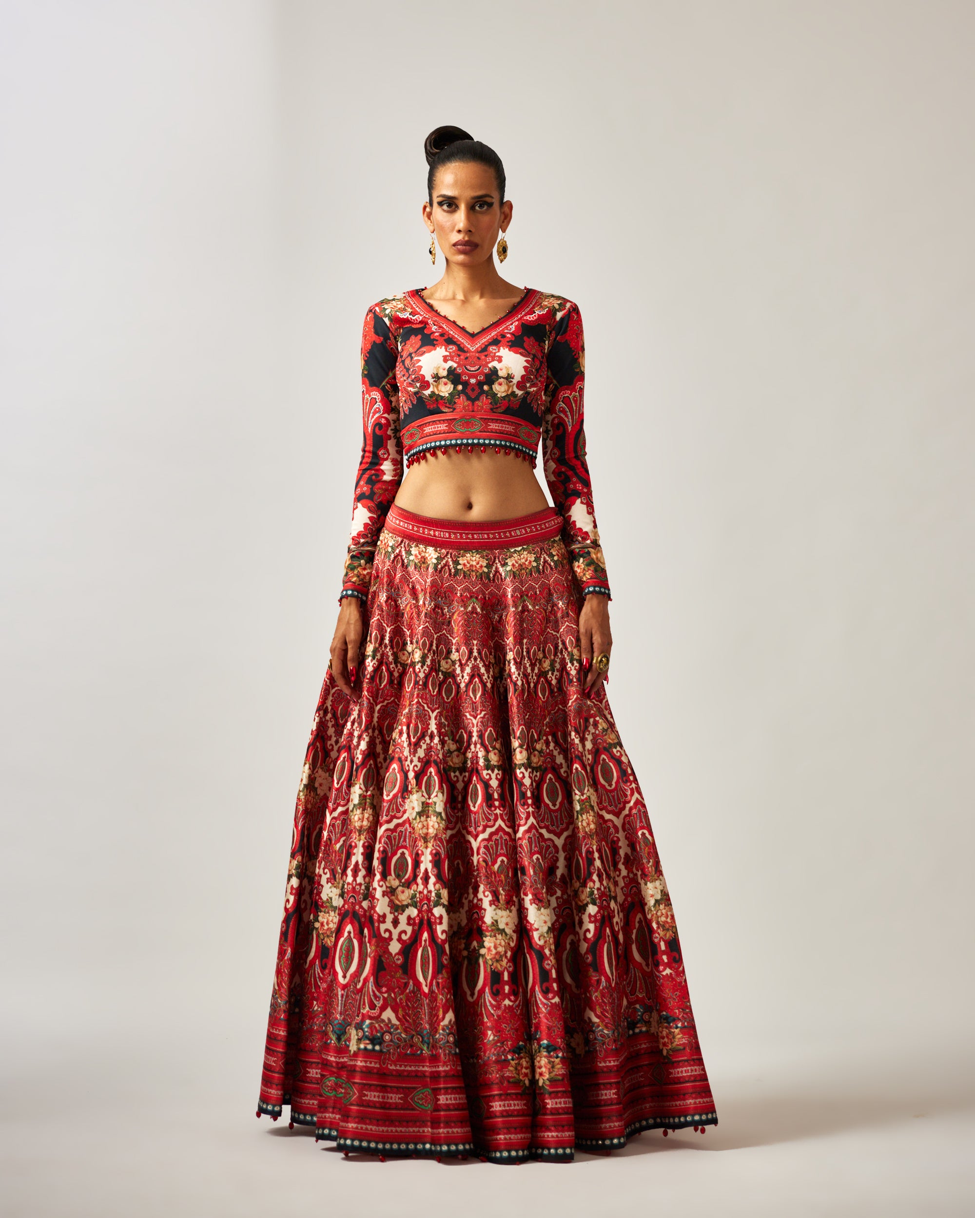 mon amour : Leela - Red/Ivory