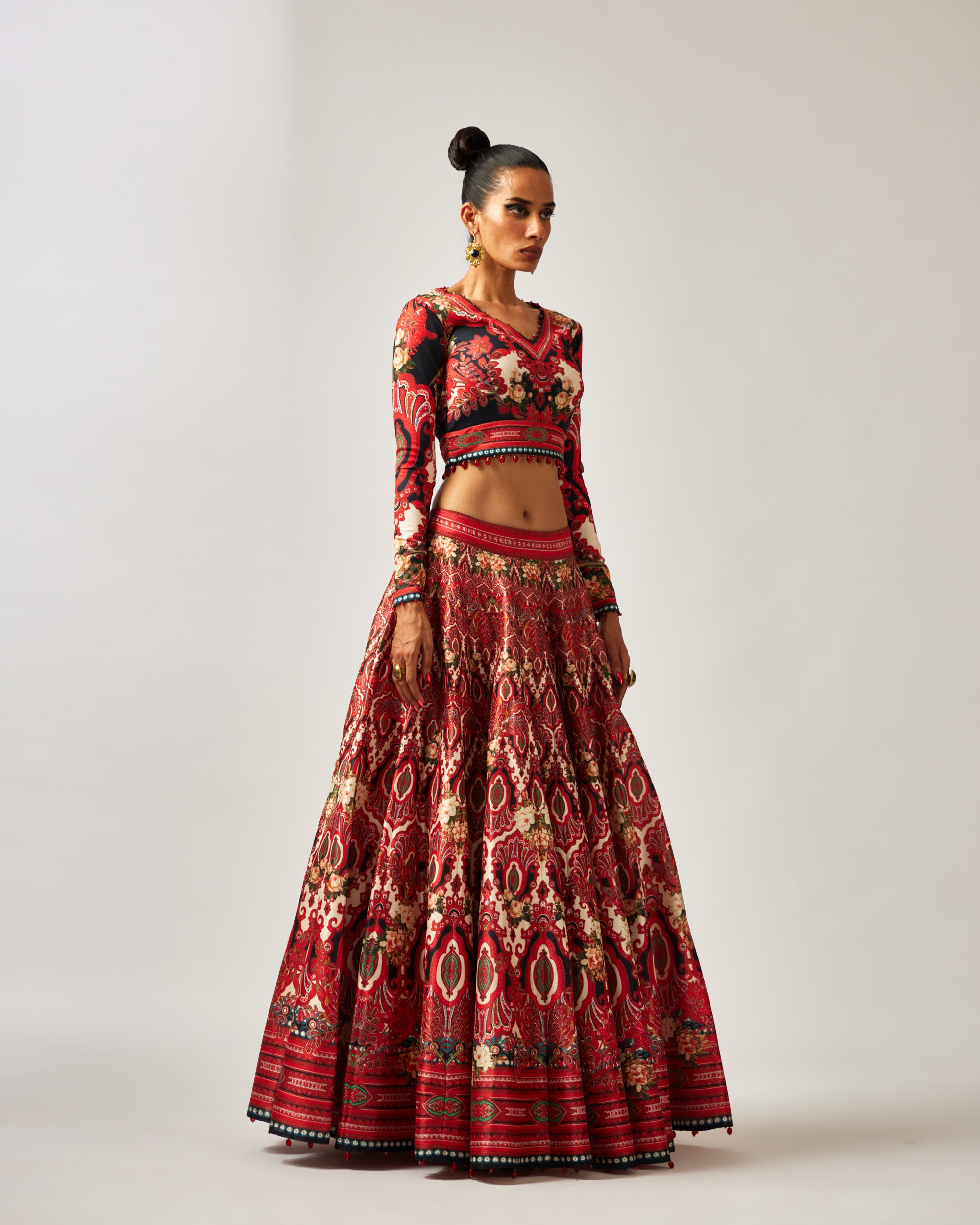 mon amour : Leela - Red/Ivory