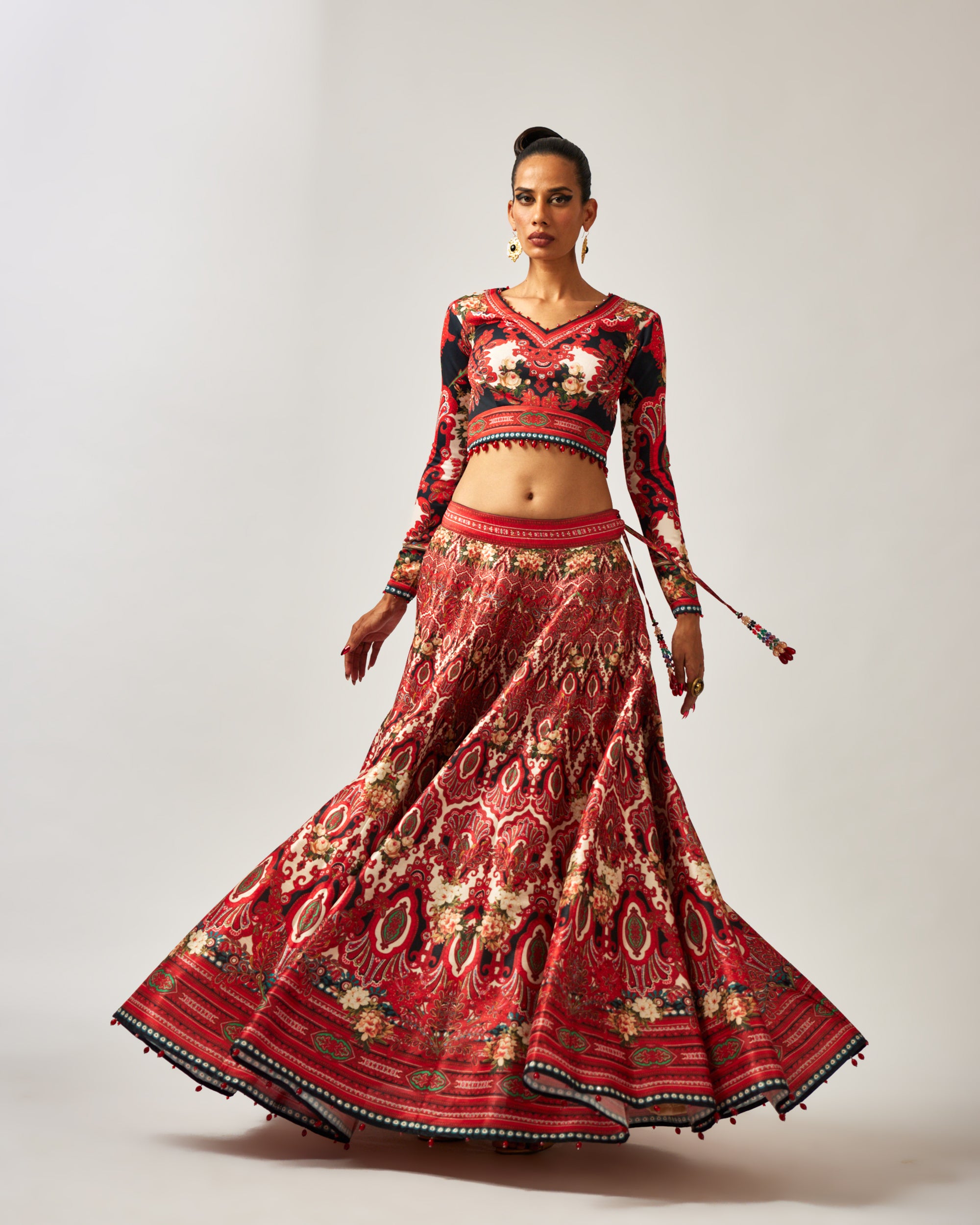 mon amour : Leela - Red/Ivory