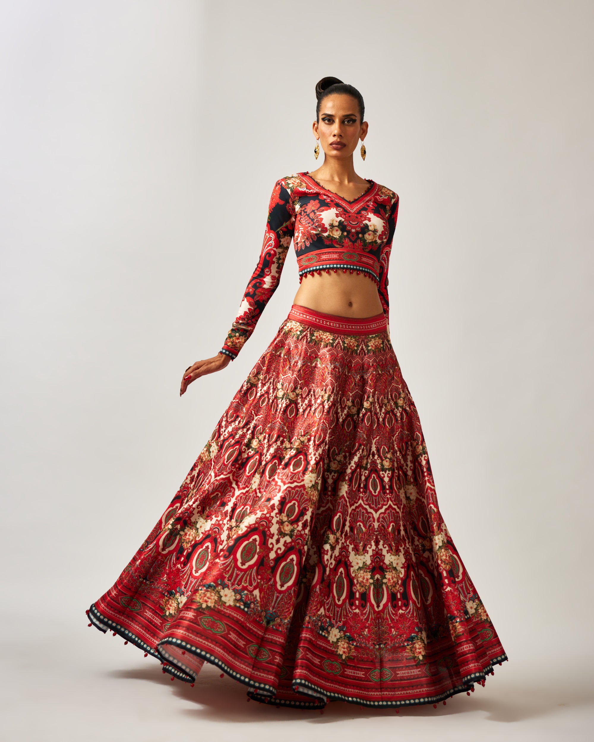 mon amour : Leela - Red/Ivory