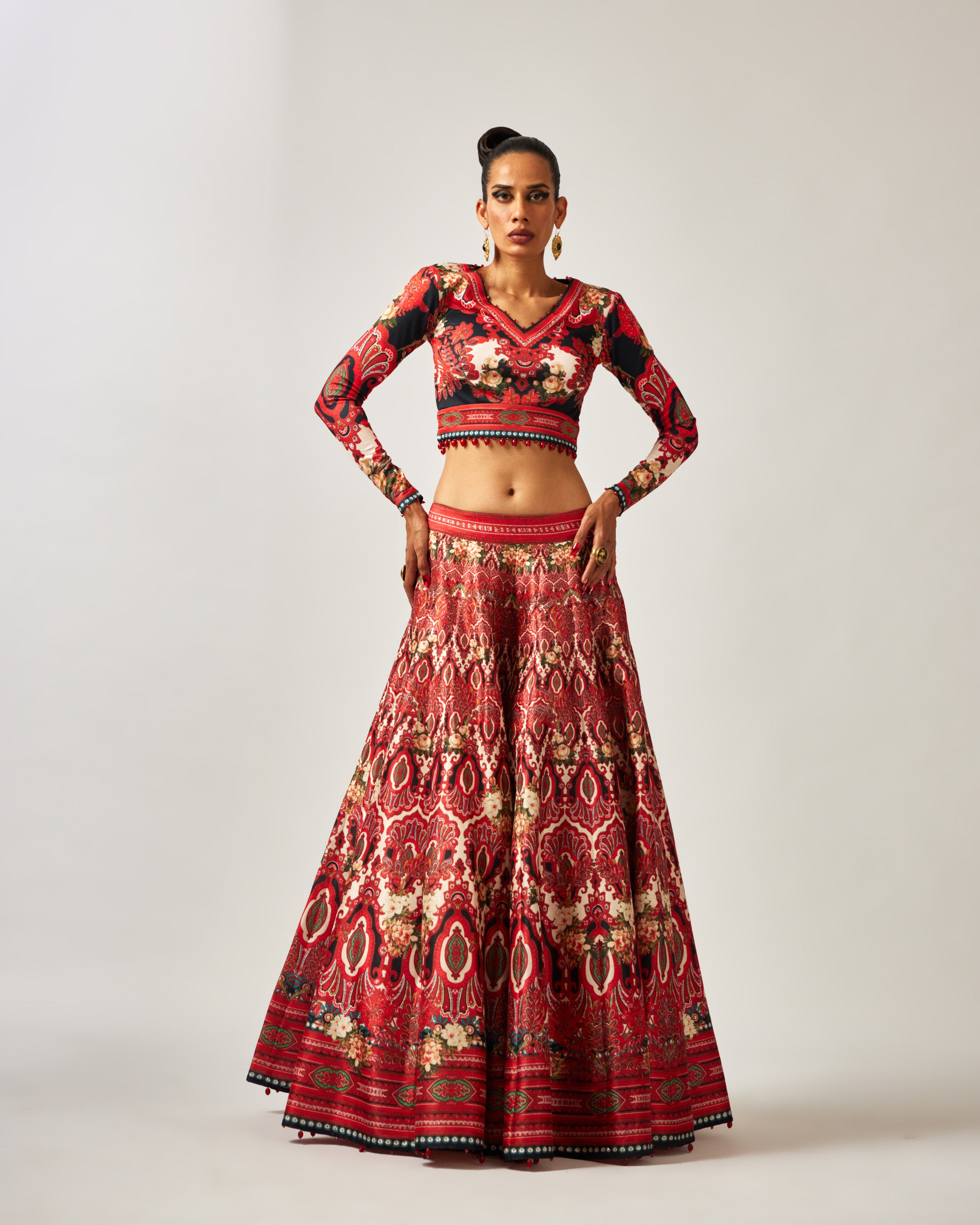 mon amour : Leela - Red/Ivory