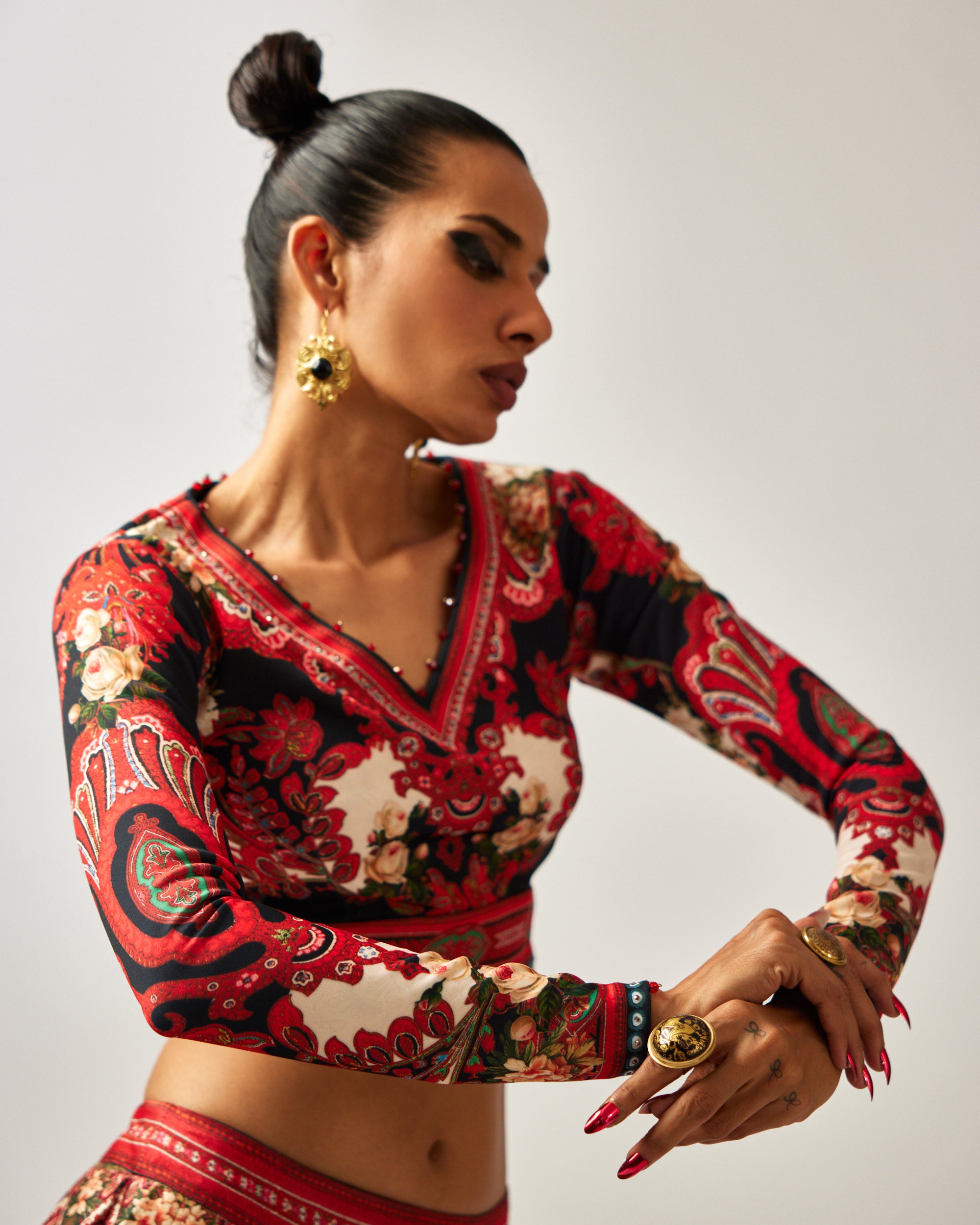 mon amour : Leela - Red/Ivory
