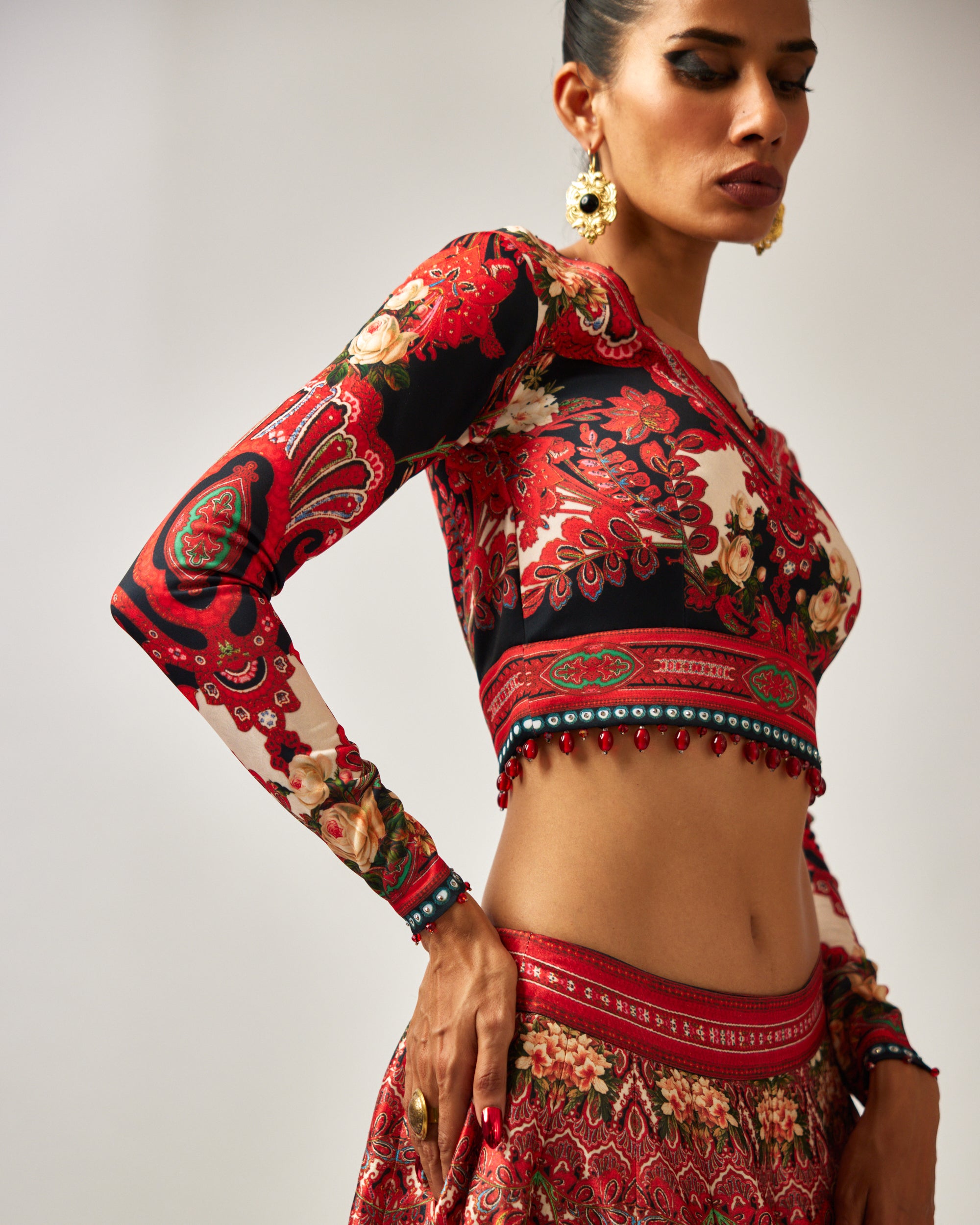 mon amour : Leela - Red/Ivory