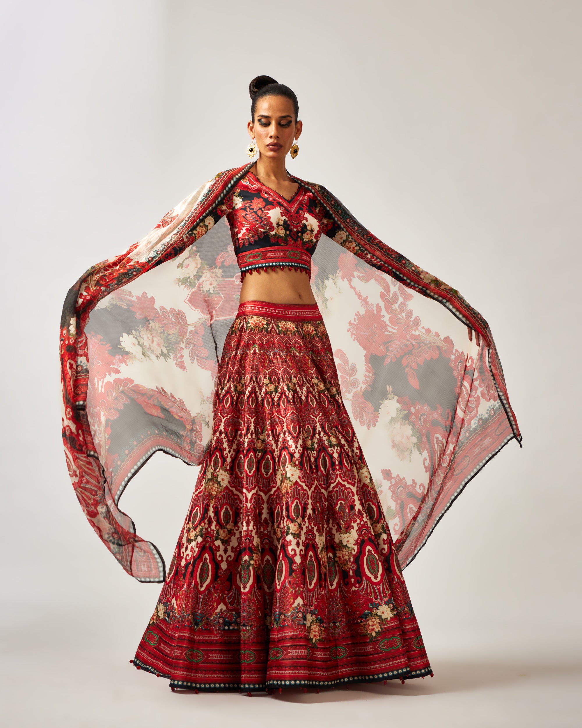 mon amour : Leela - Red/Ivory