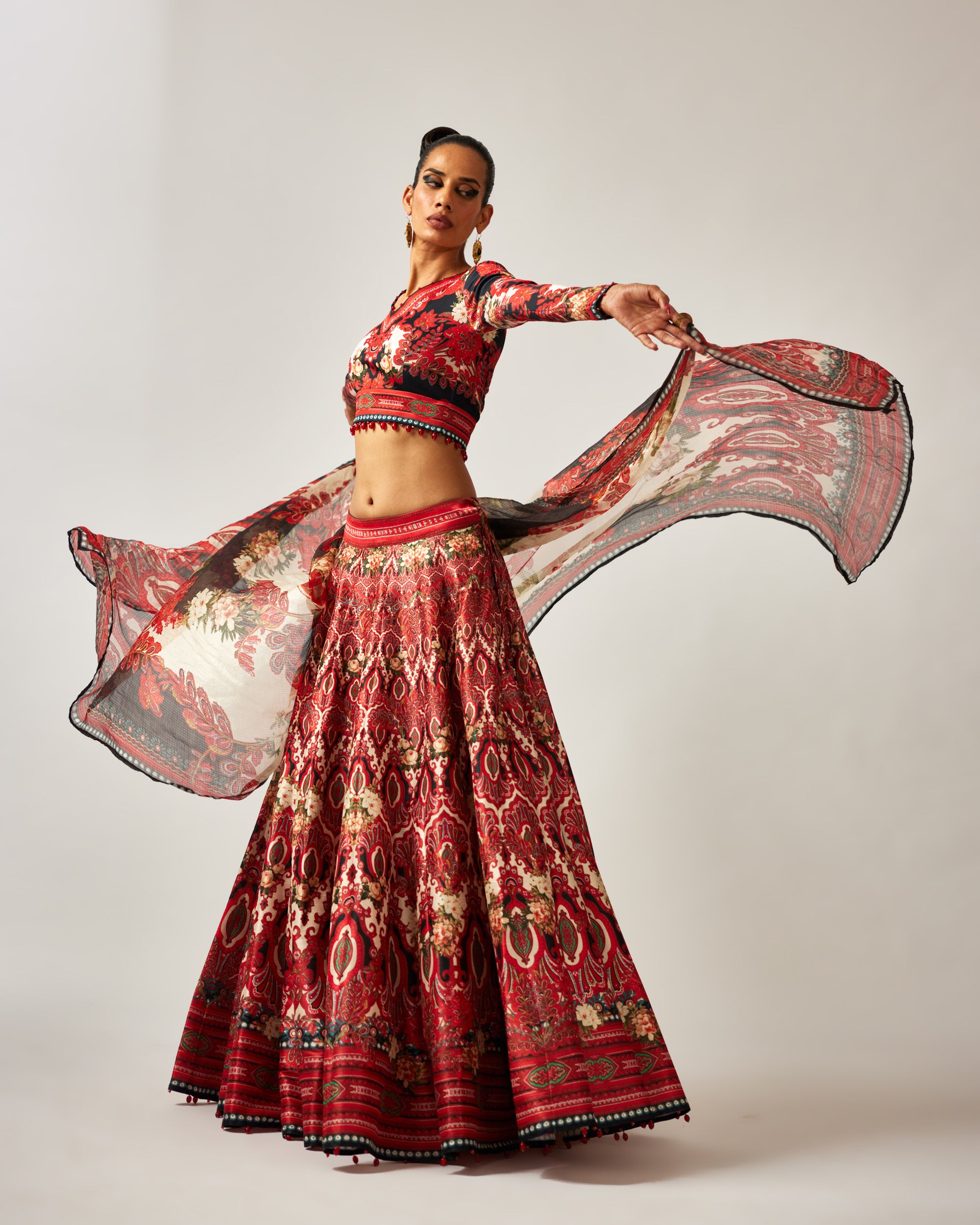 mon amour : Leela - Red/Ivory