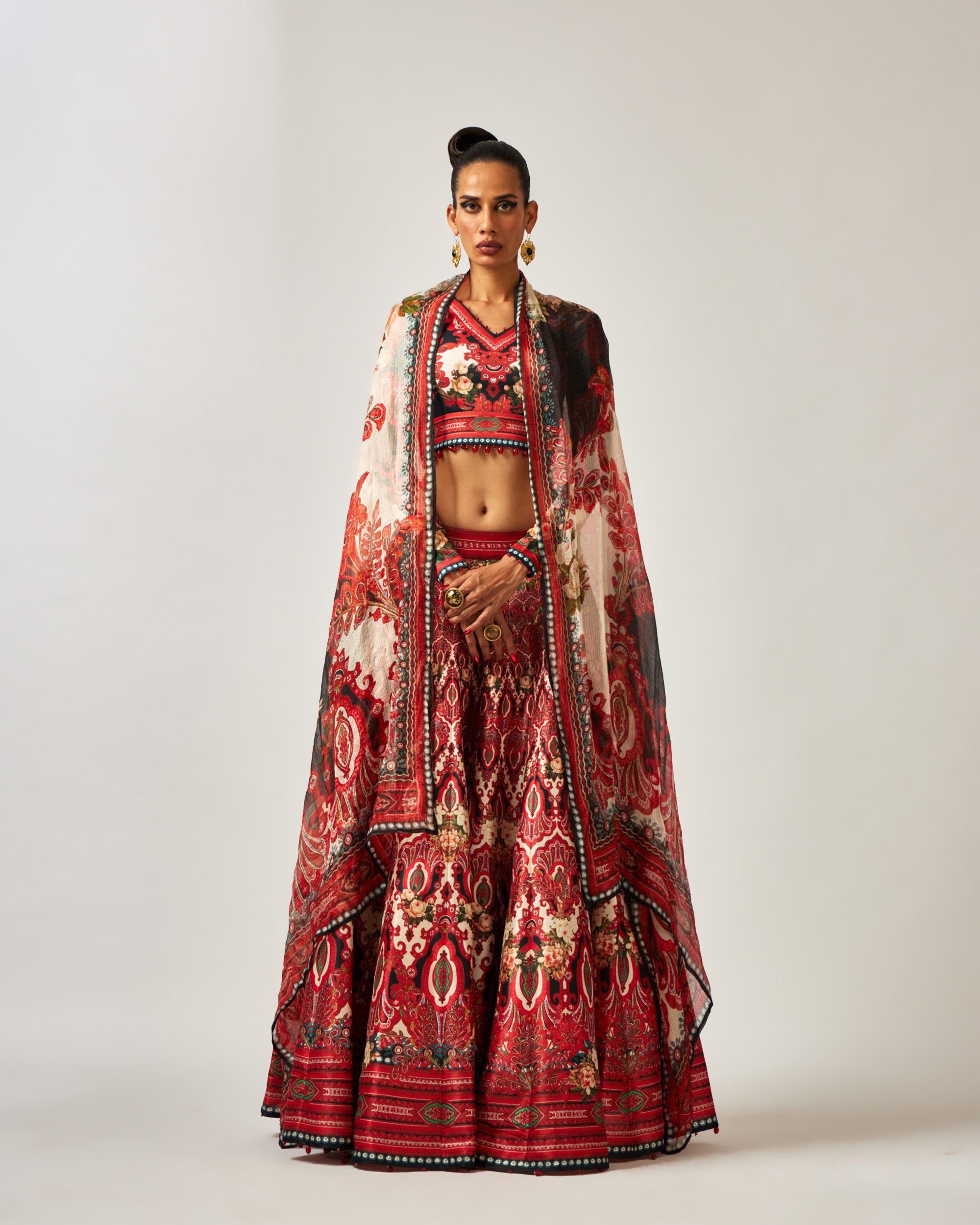 mon amour : Leela - Red/Ivory
