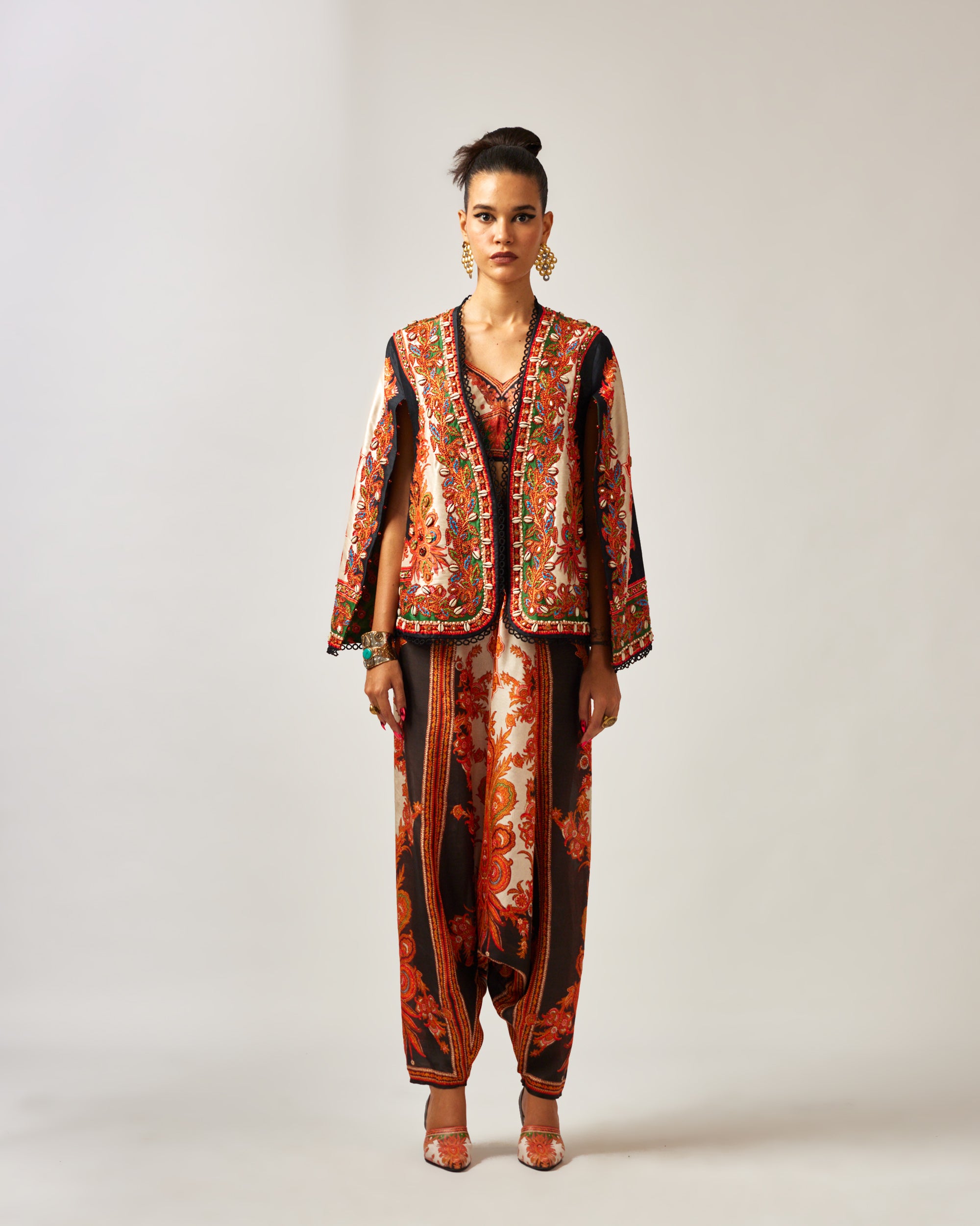 mon amour : Madina - Black/Orange
