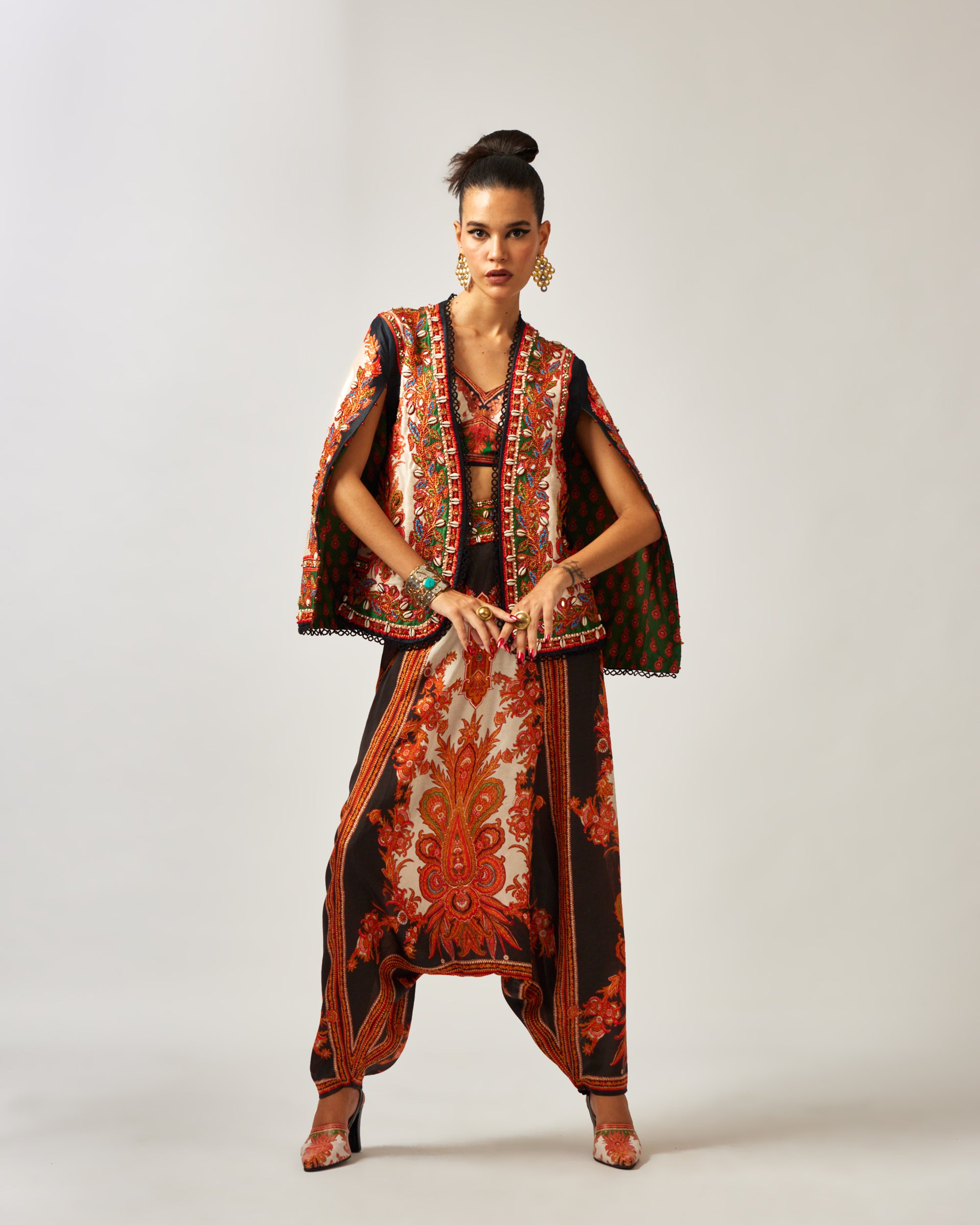 mon amour : Madina - Black/Orange