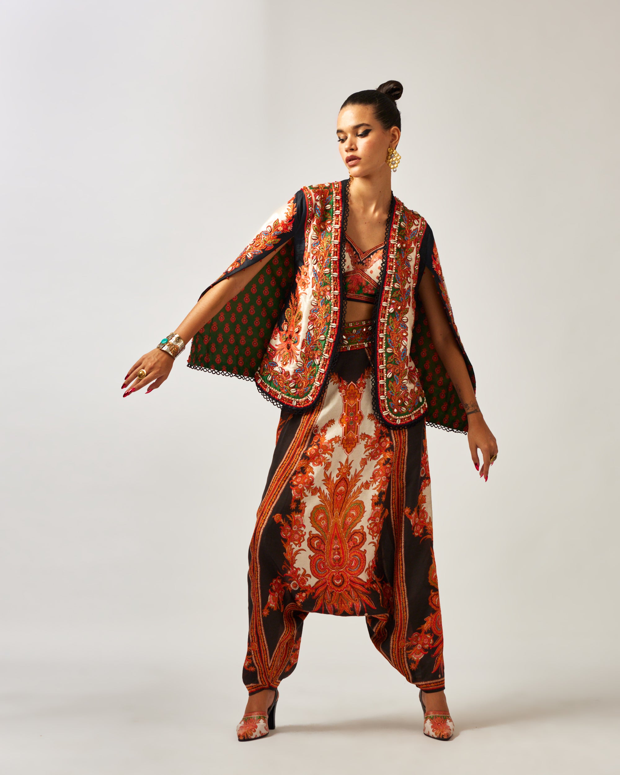 mon amour : Madina - Black/Orange
