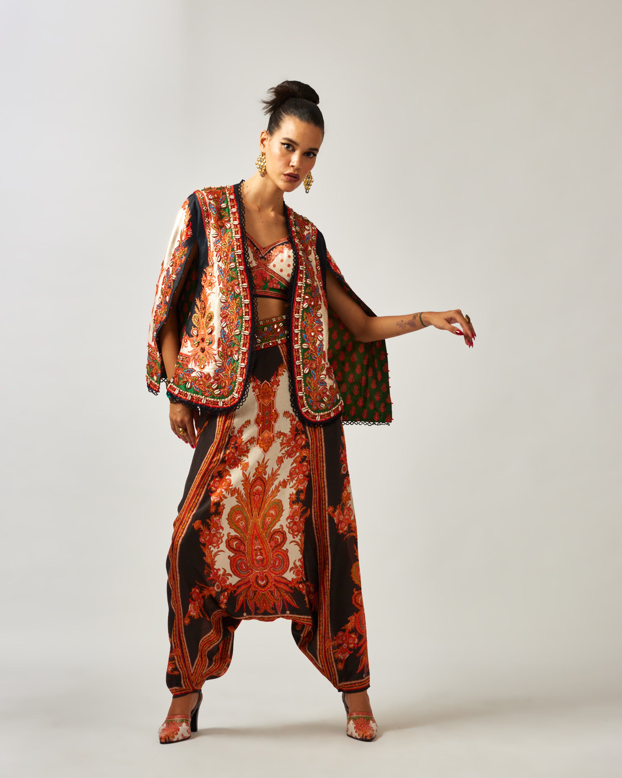 mon amour : Madina - Black/Orange