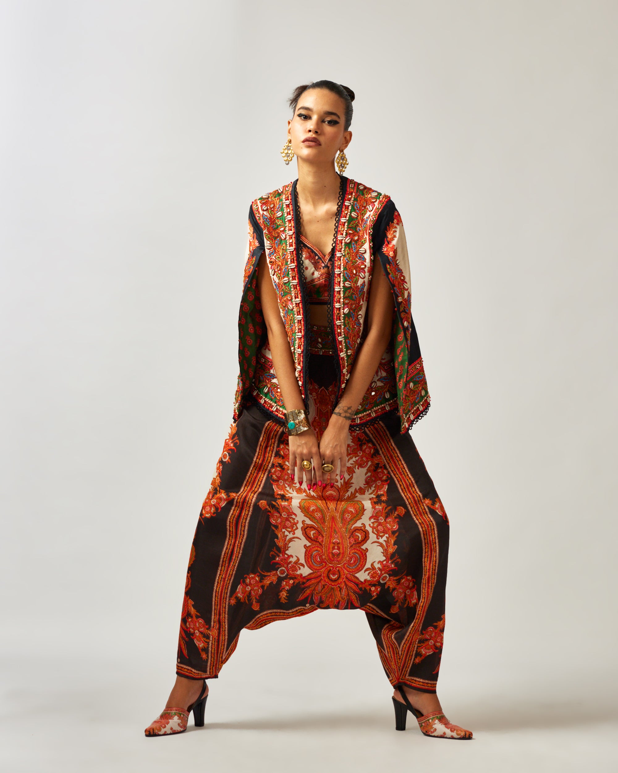 mon amour : Madina - Black/Orange