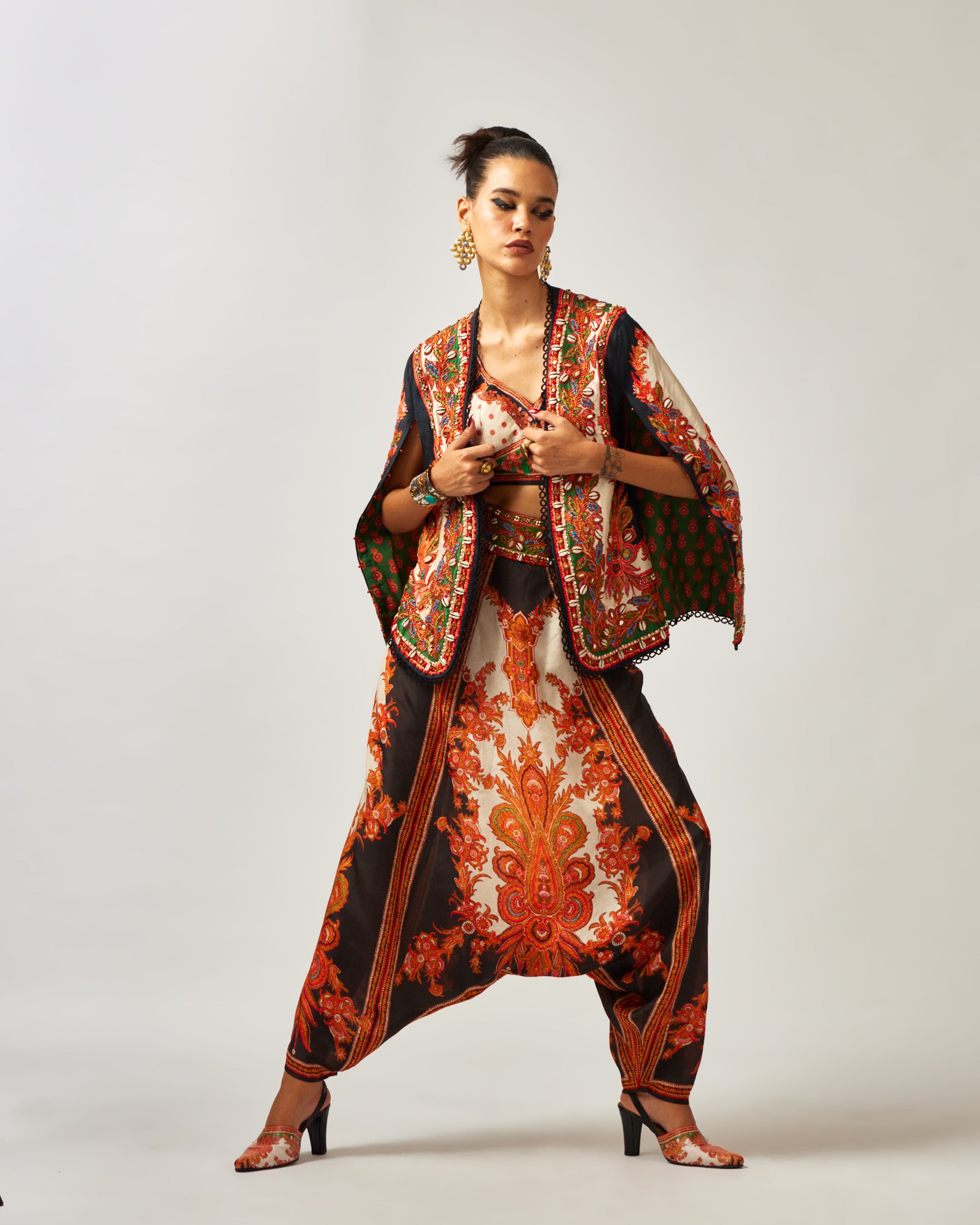 mon amour : Madina - Black/Orange
