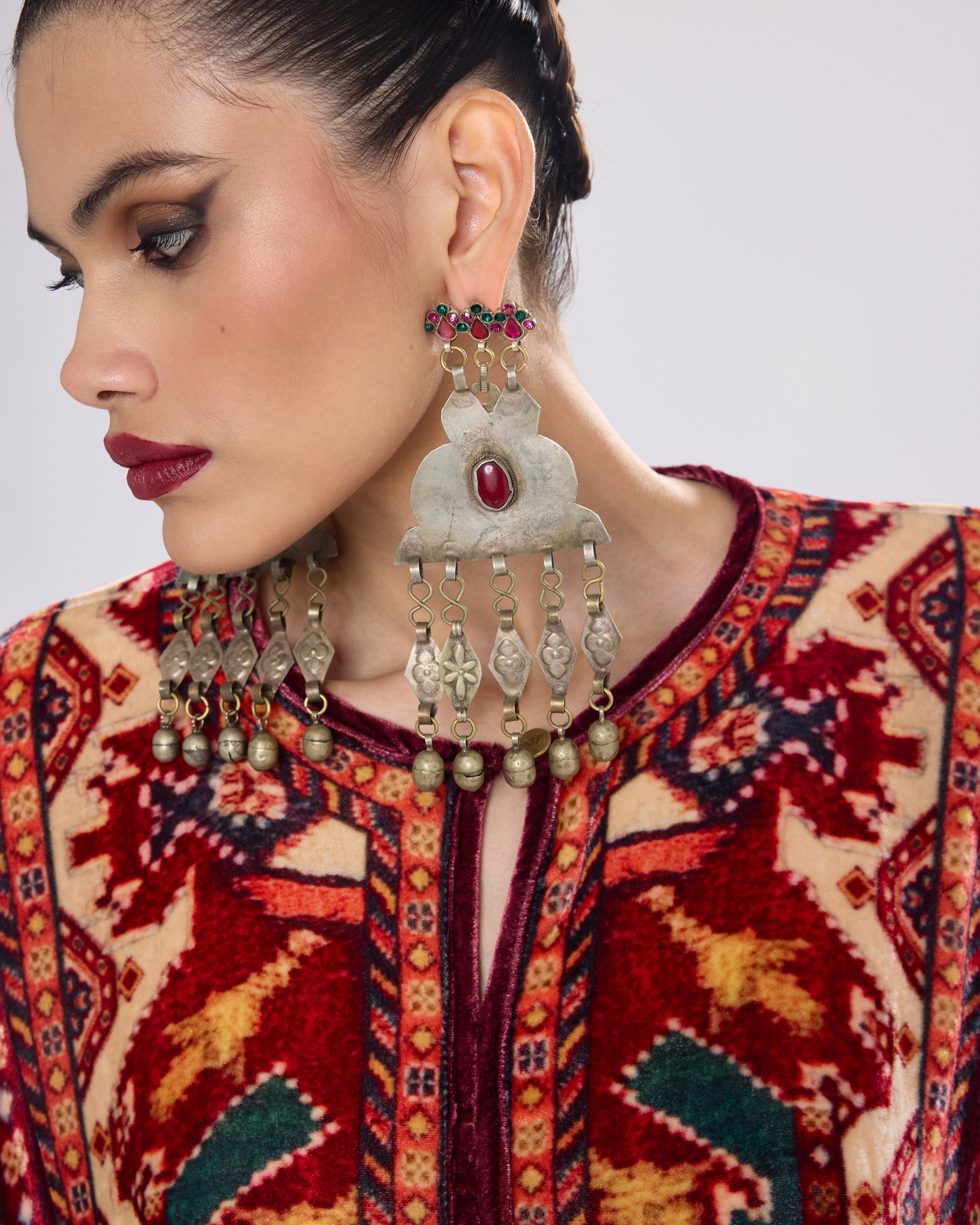 Arabian Nights : Beatrice - Teal/Red