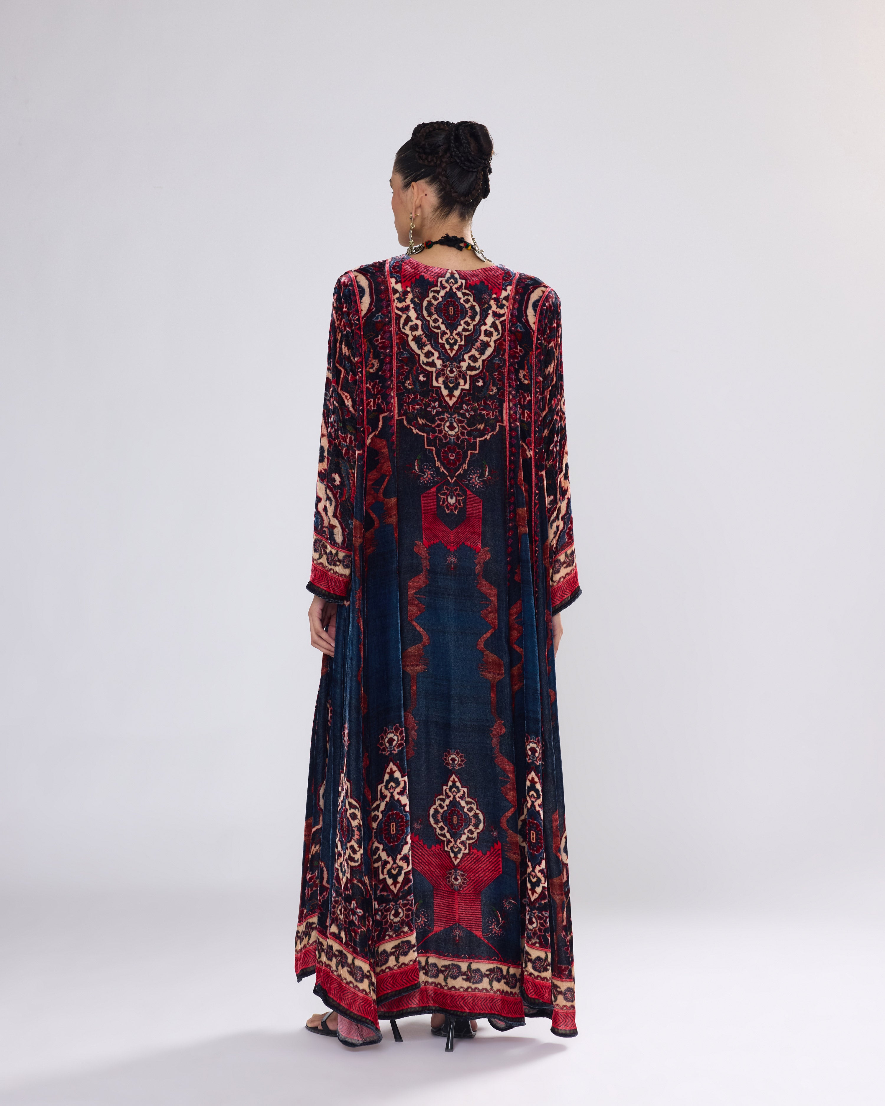 Arabian Nights : Adavi - Navy/Red