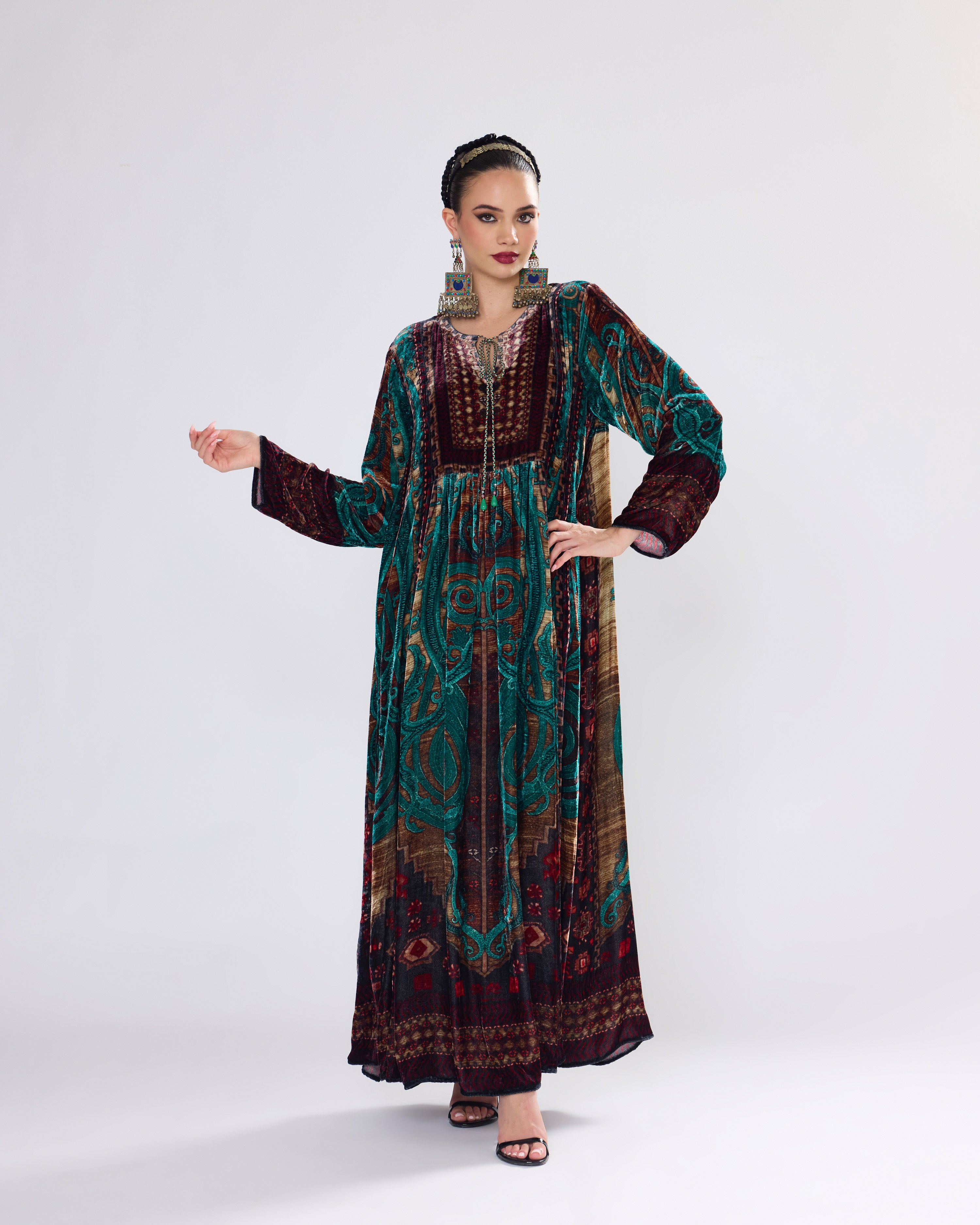 Arabian Nights : Anisha - Teal