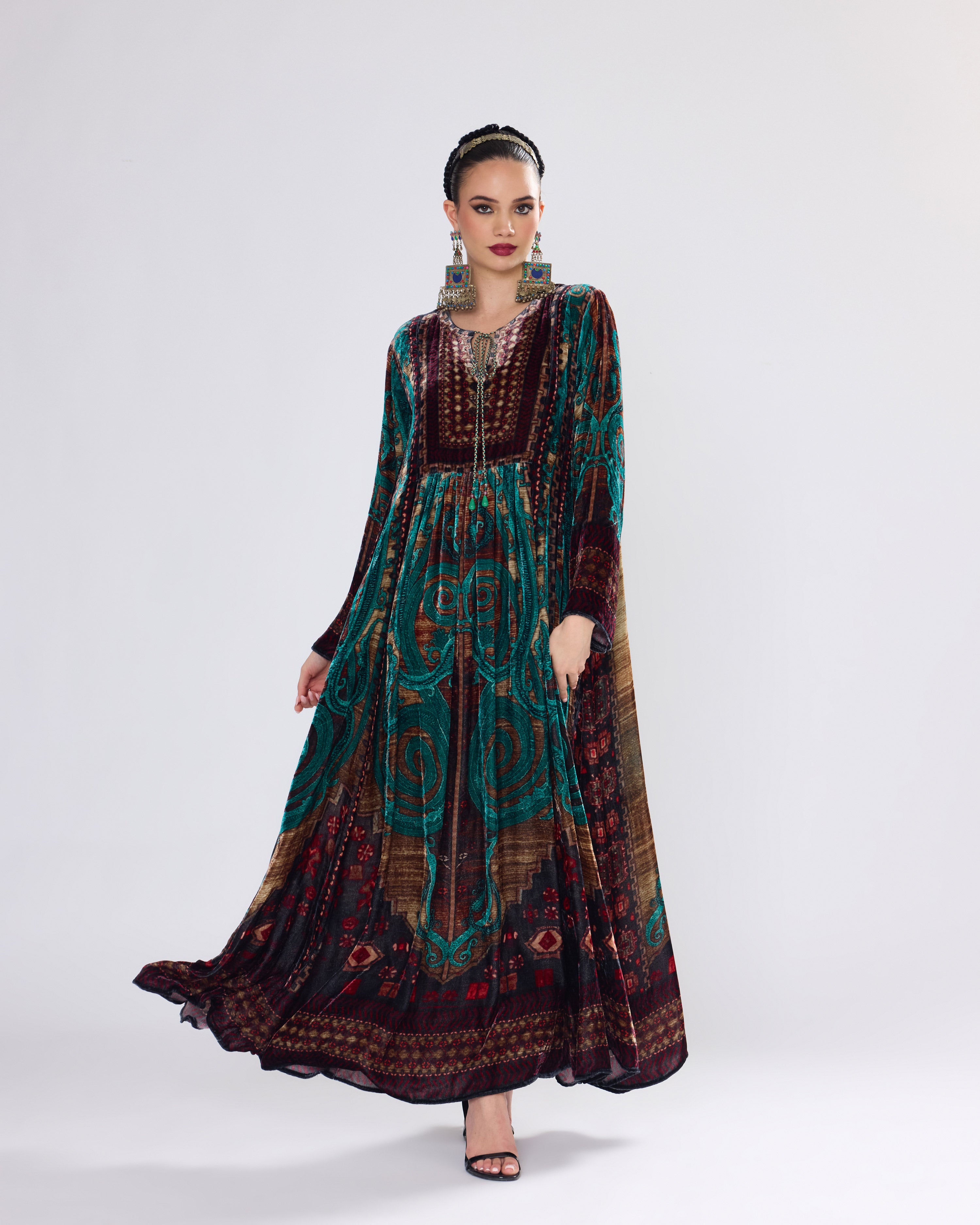Arabian Nights : Anisha - Teal