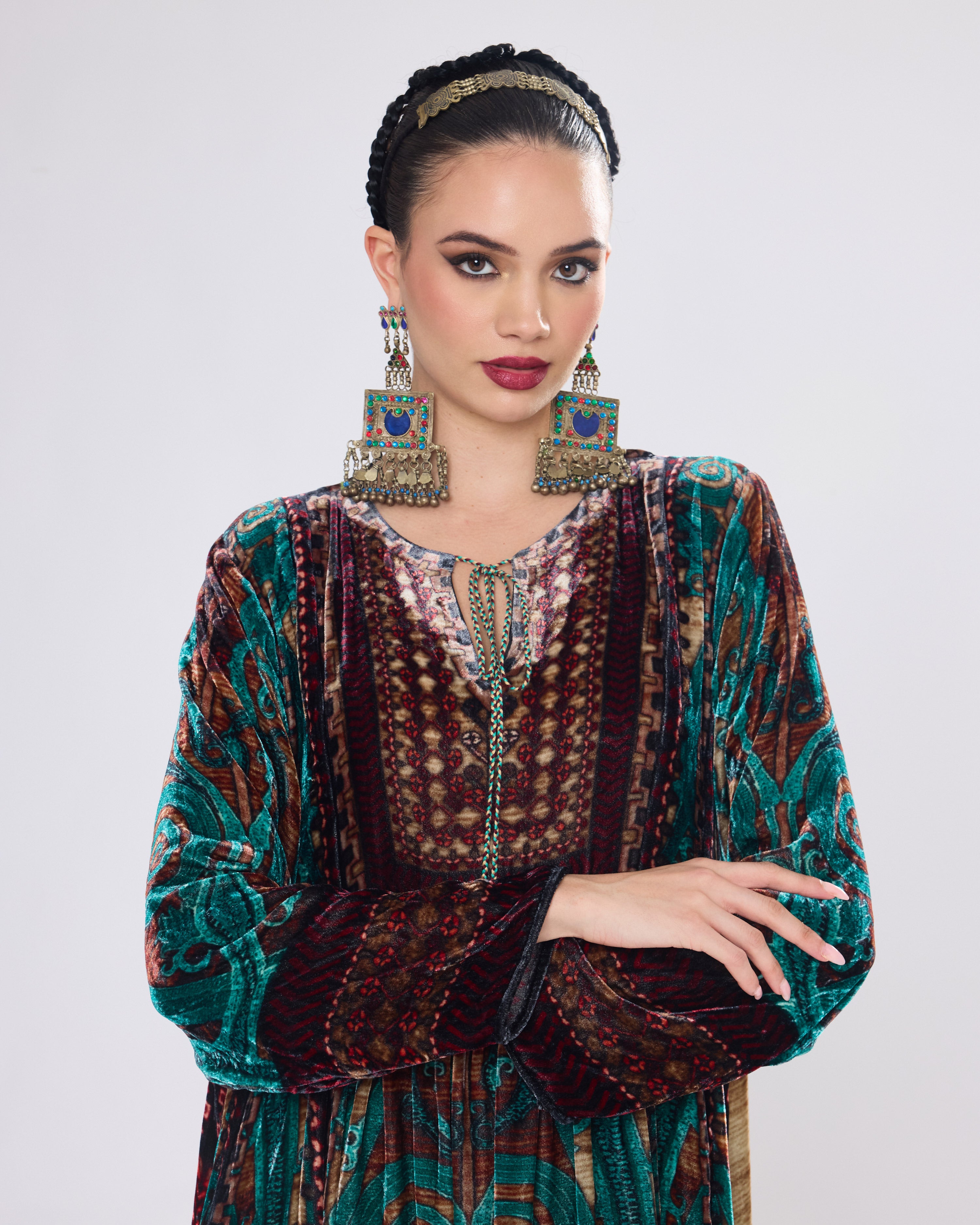 Arabian Nights : Anisha - Teal