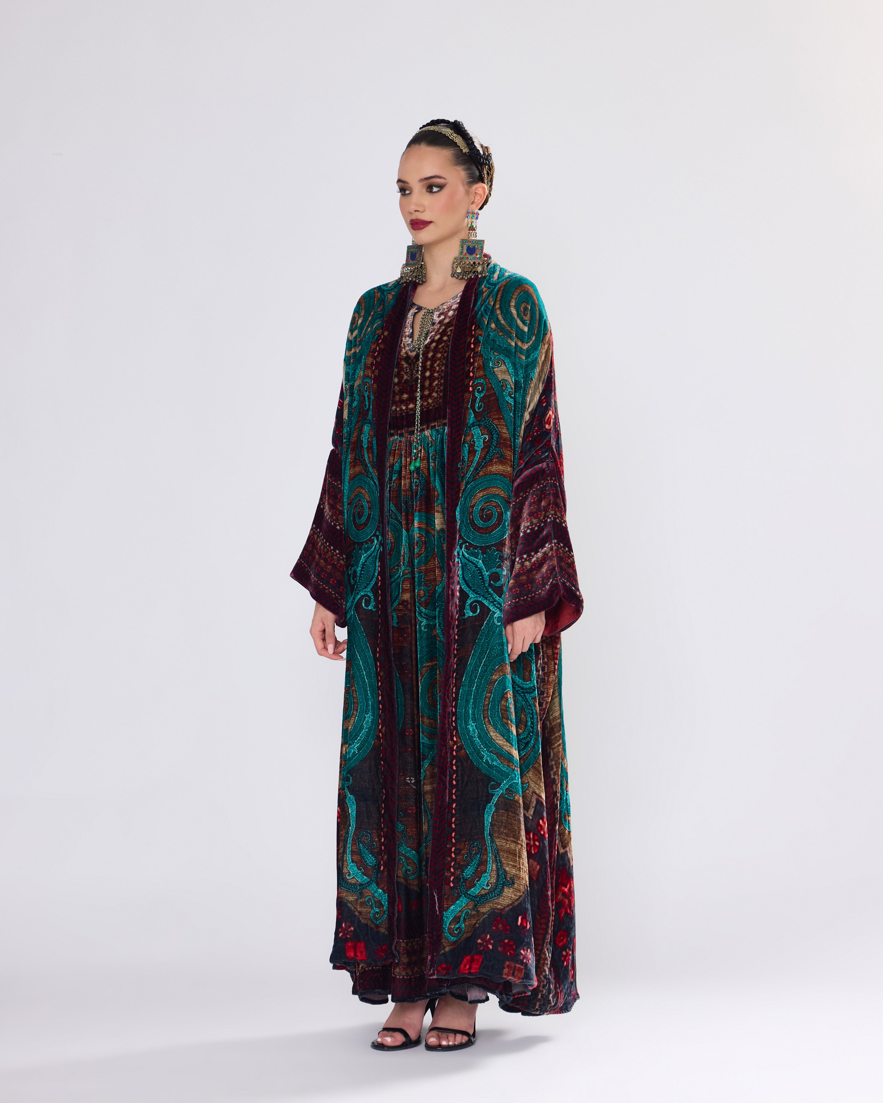 Arabian Nights : Abaya - Teal