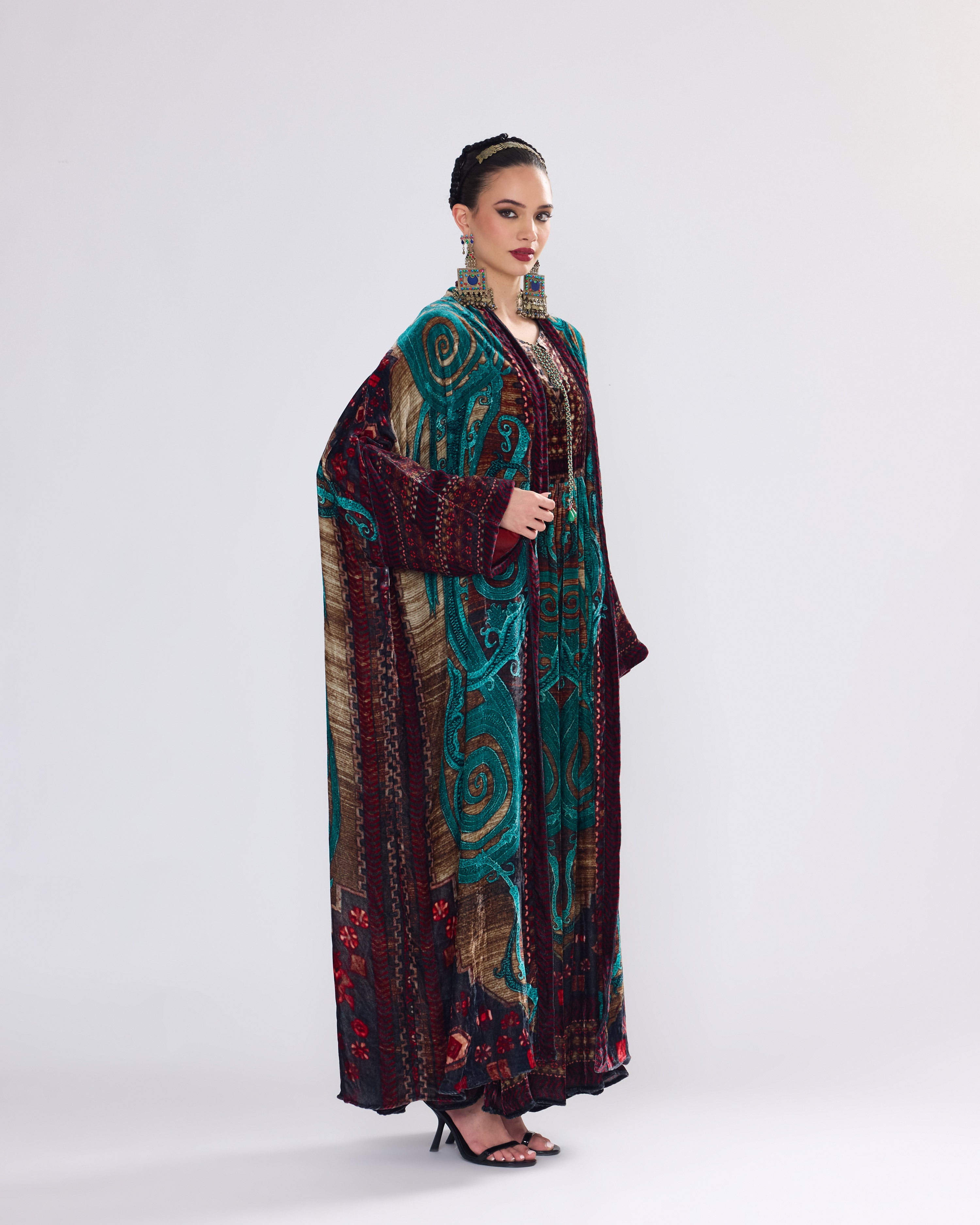 Arabian Nights : Abaya - Teal