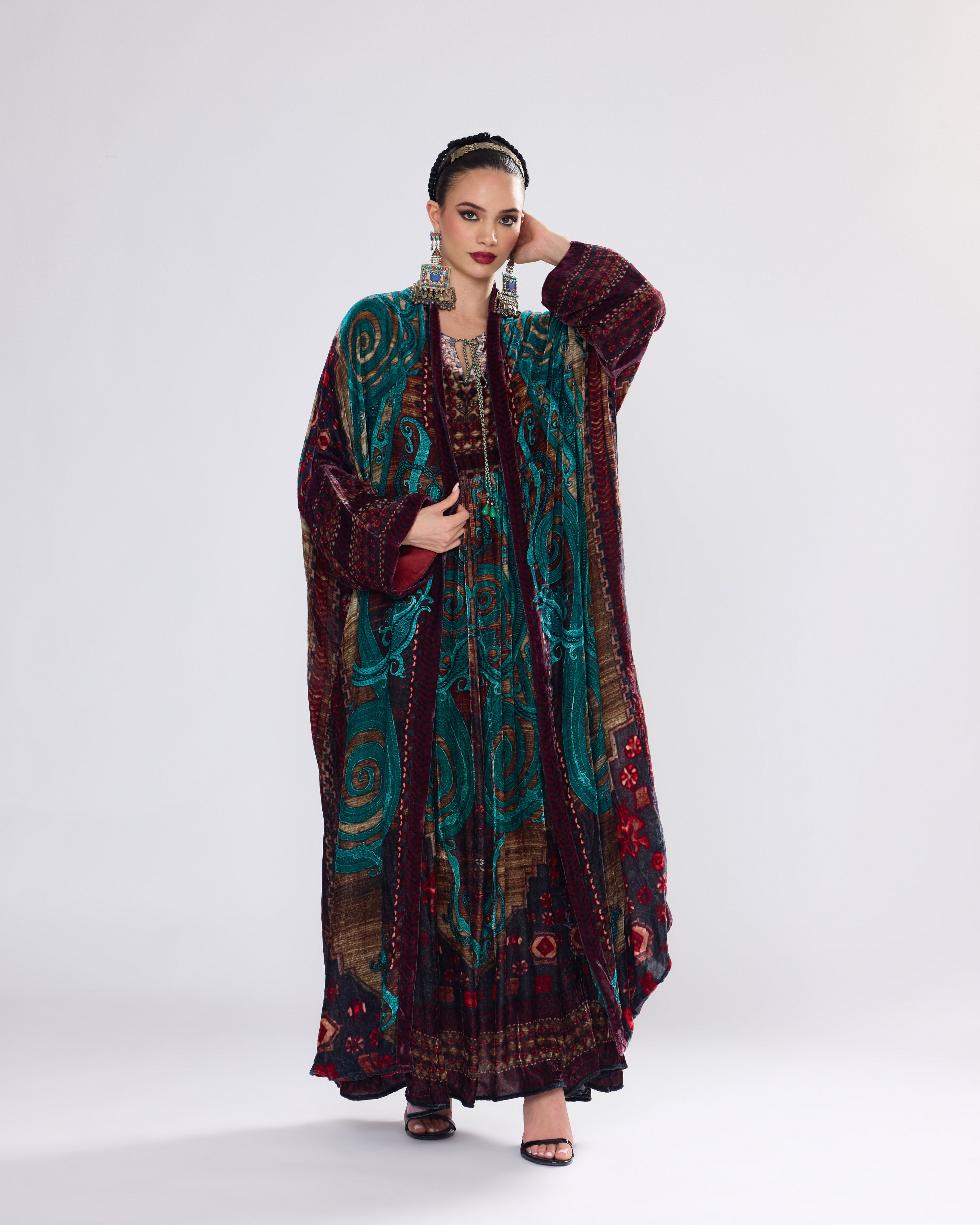 Arabian Nights : Abaya - Teal