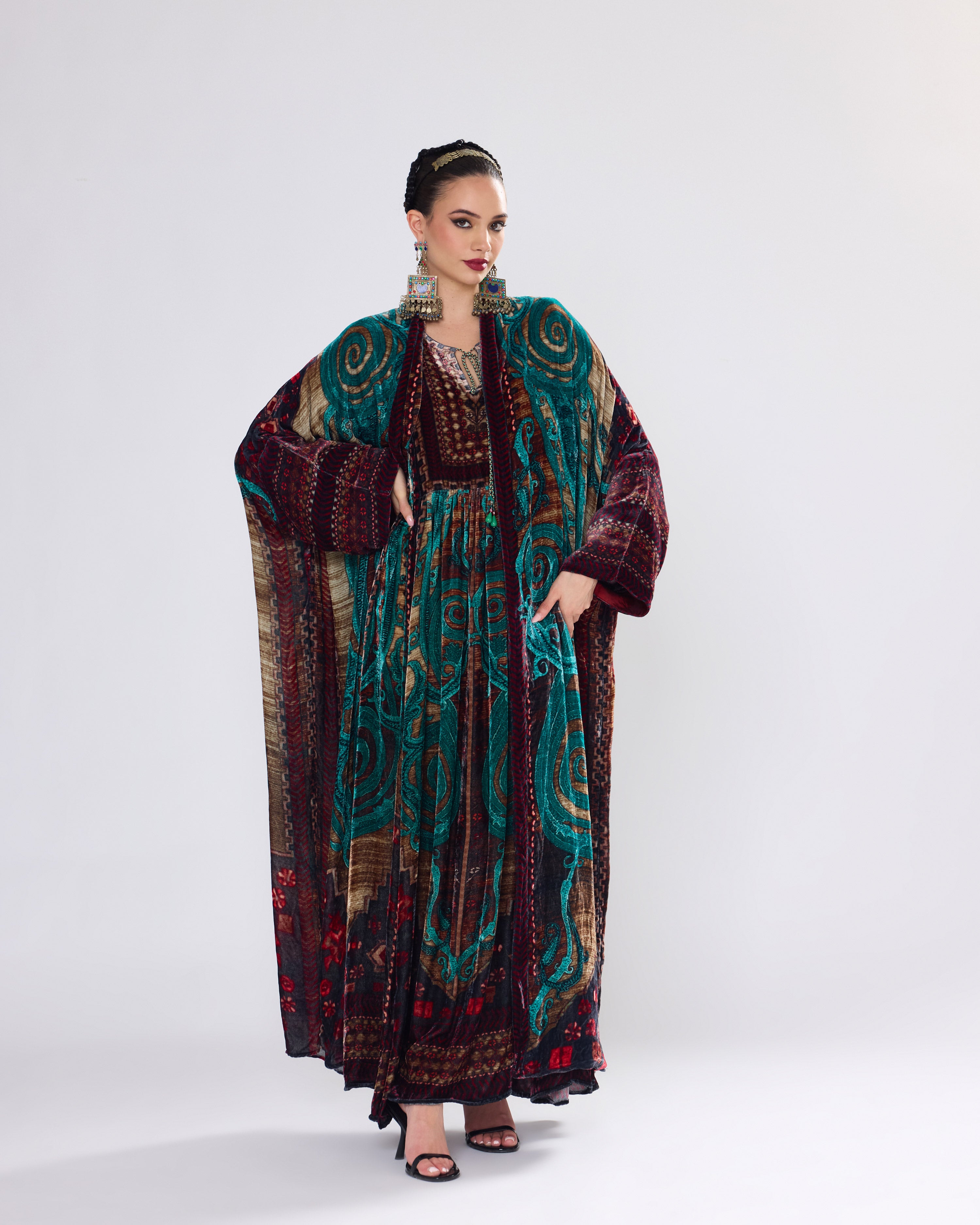 Arabian Nights : Abaya - Teal