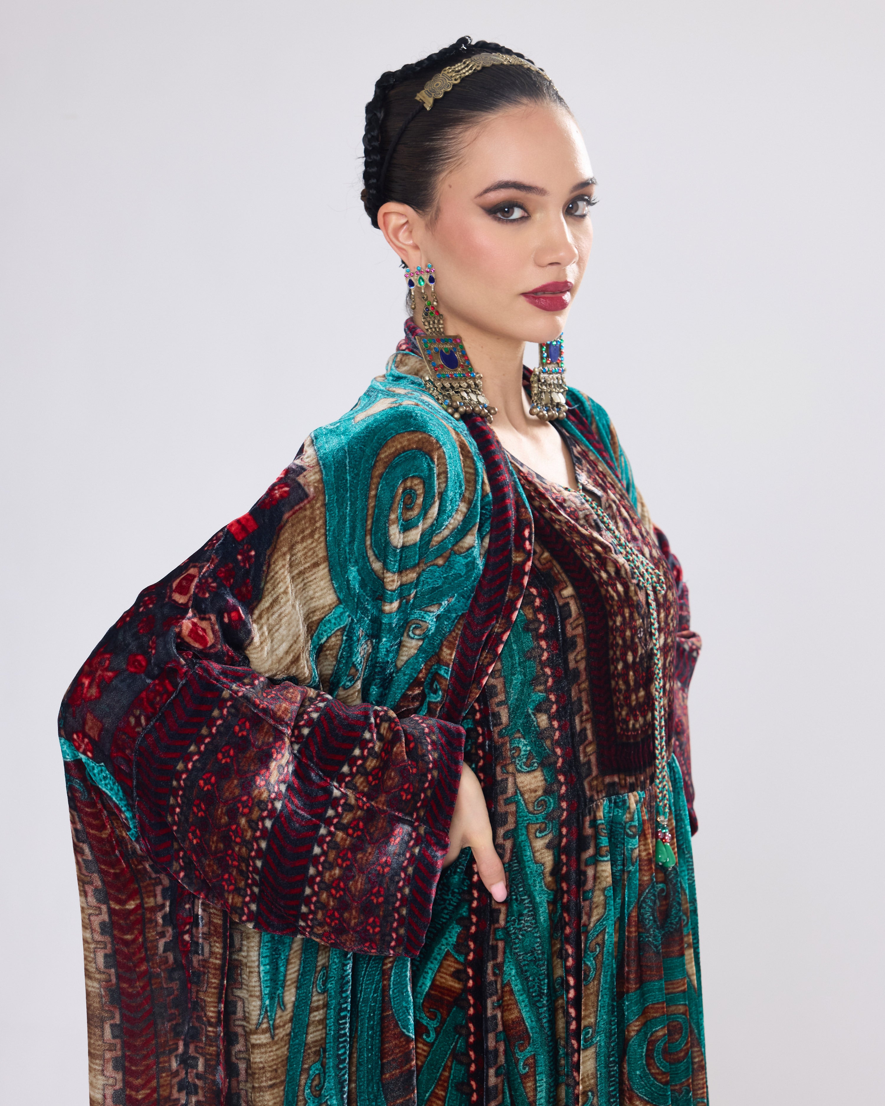 Arabian Nights : Abaya - Teal