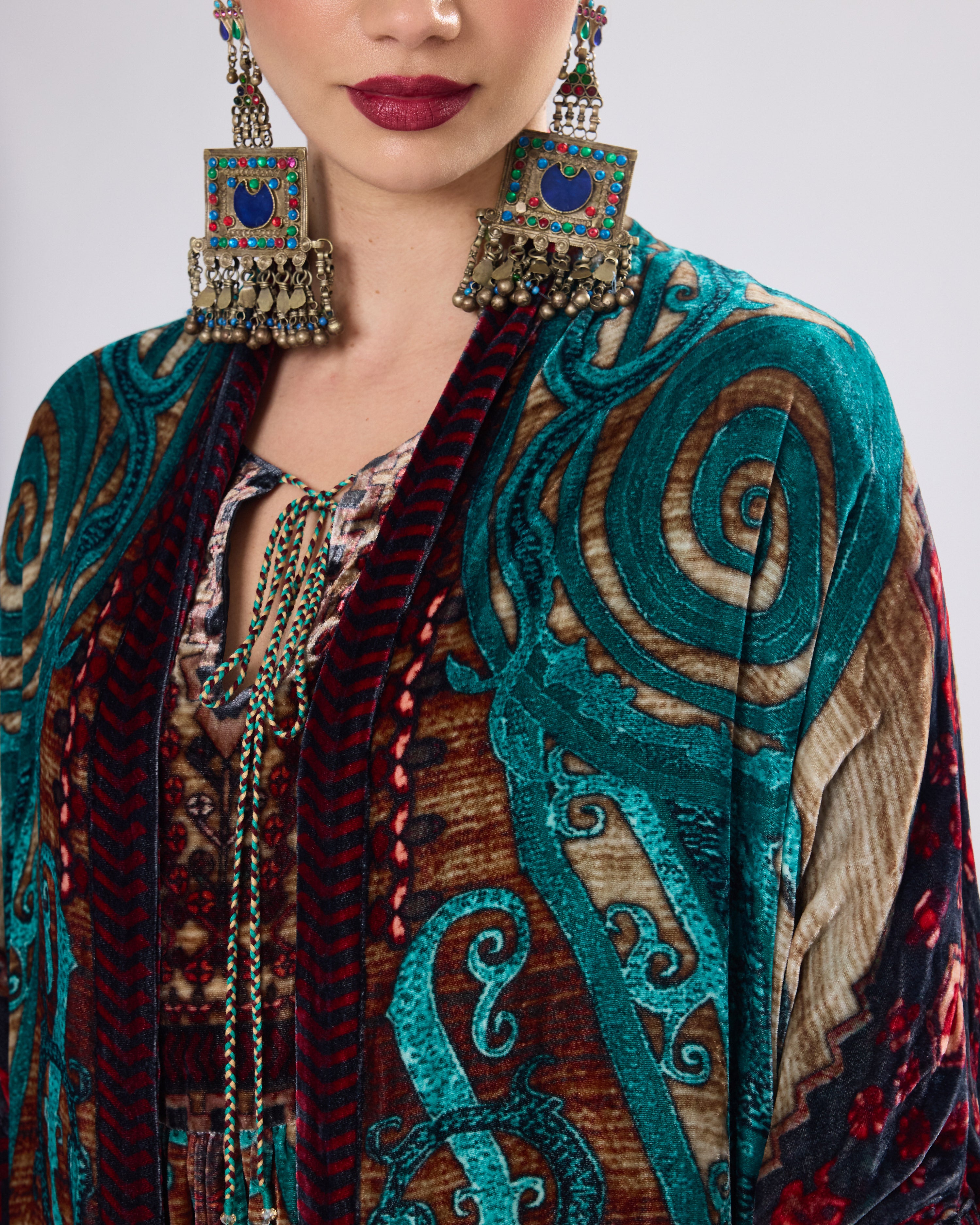 Arabian Nights : Abaya - Teal