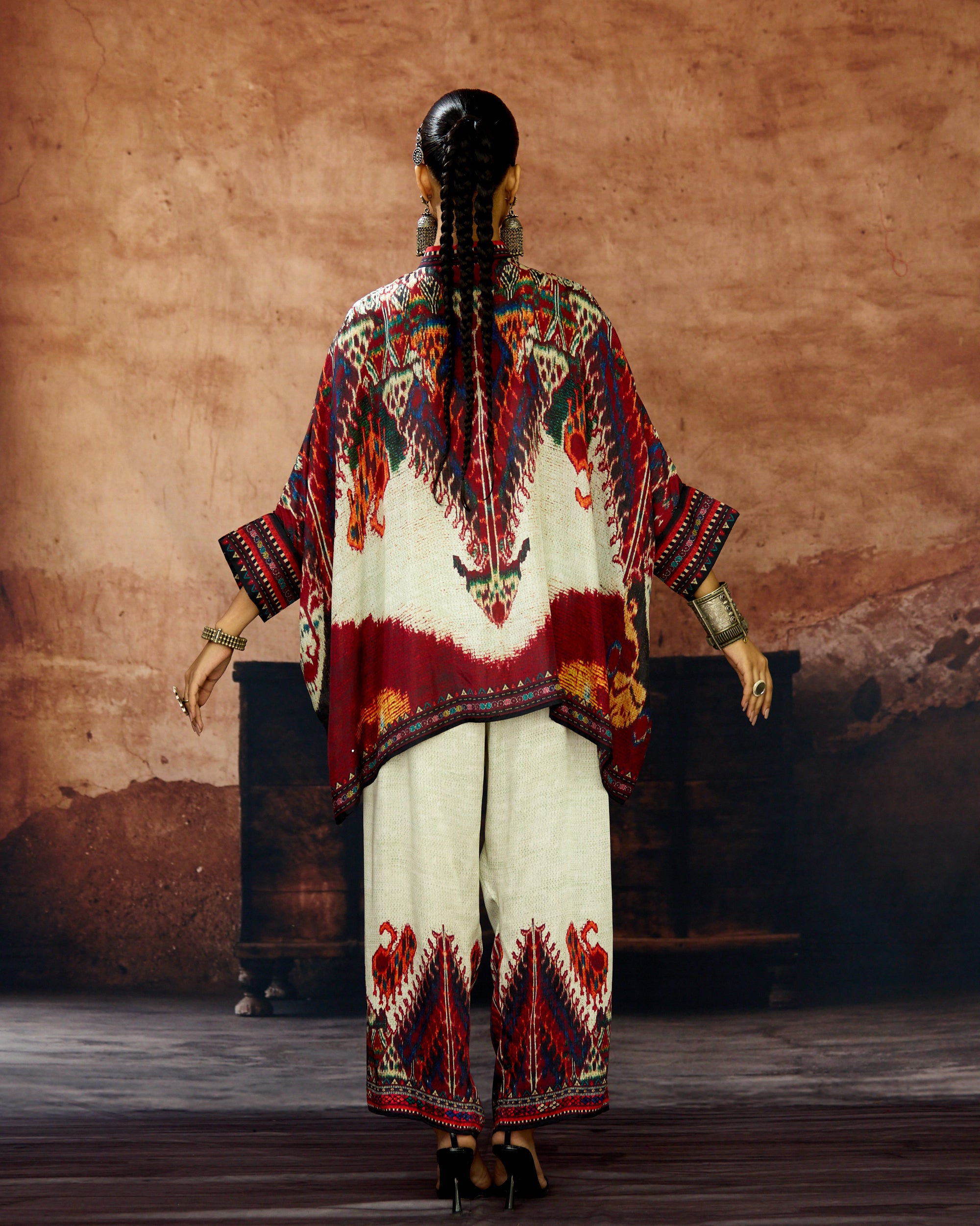 Kasbah : Chanel - Beige/Maroon