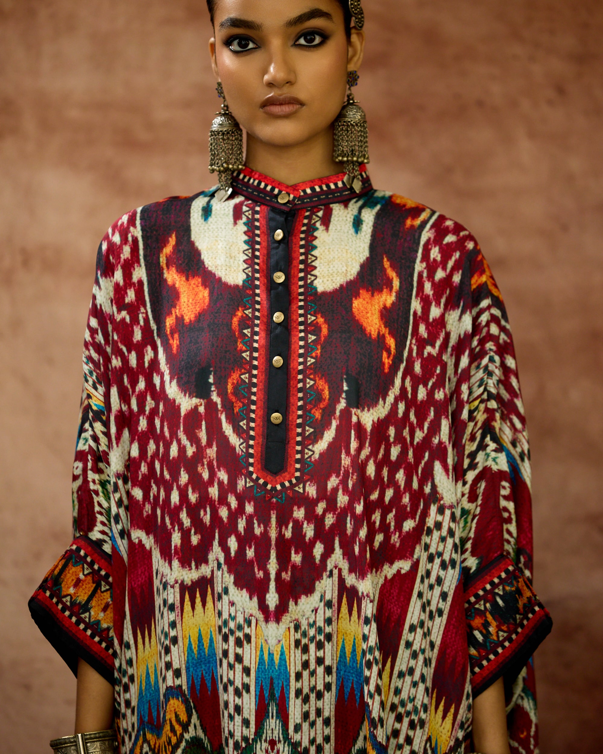 Kasbah : Chanel 36" - Orange/Multi