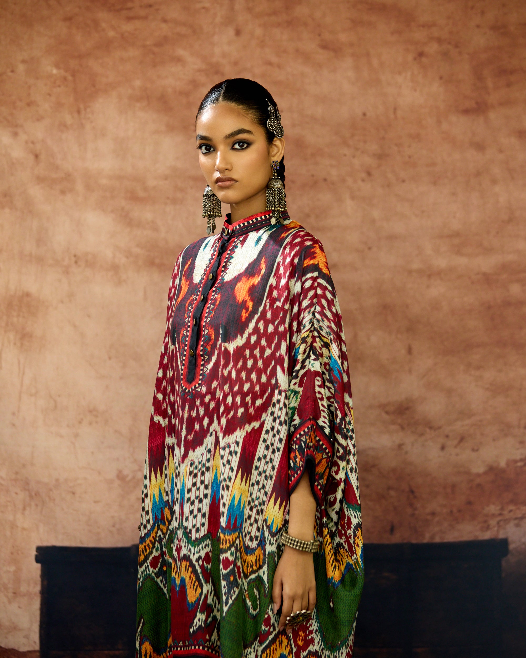 Kasbah : Chanel 36" - Orange/Multi