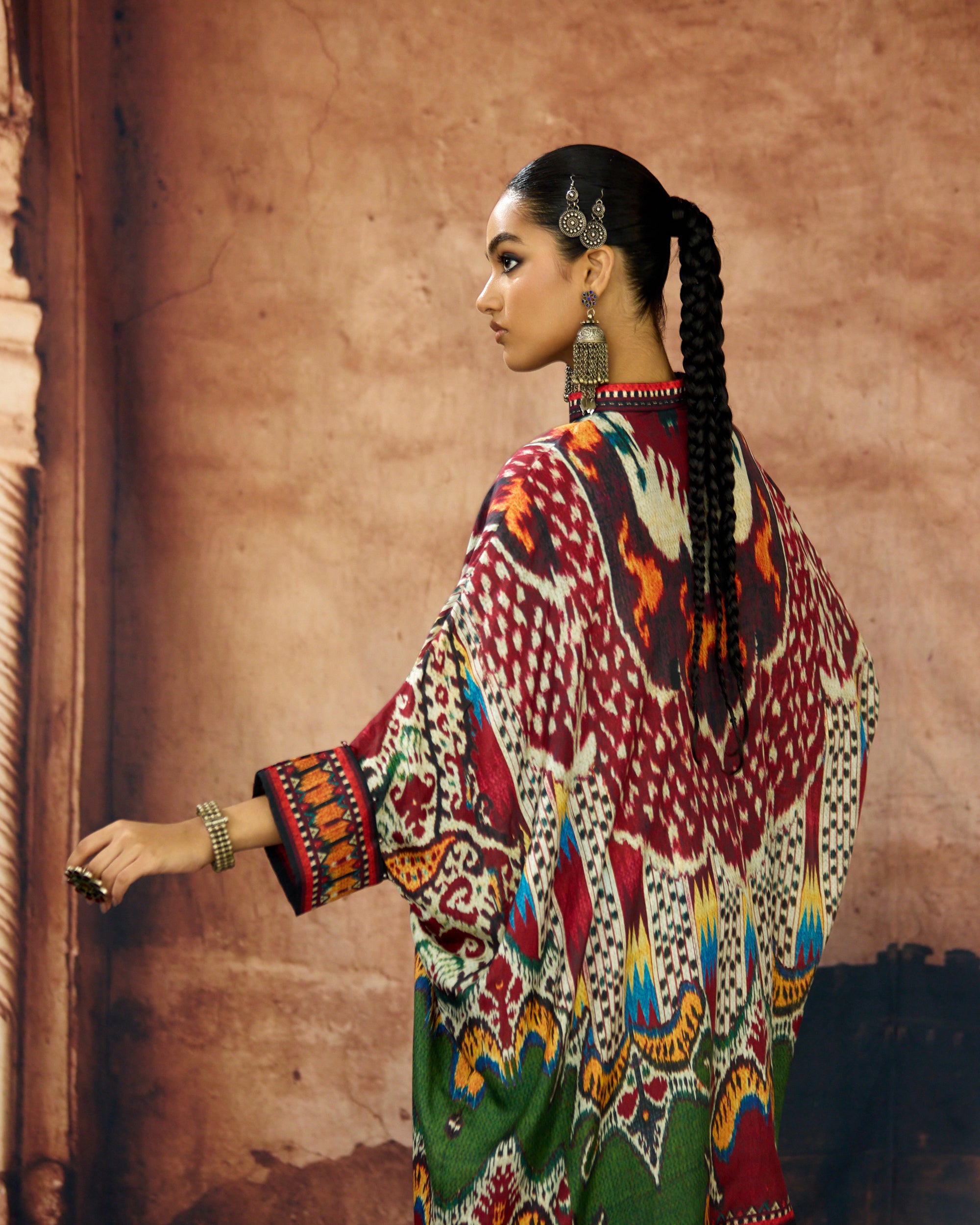 Kasbah : Chanel 36" - Orange/Multi