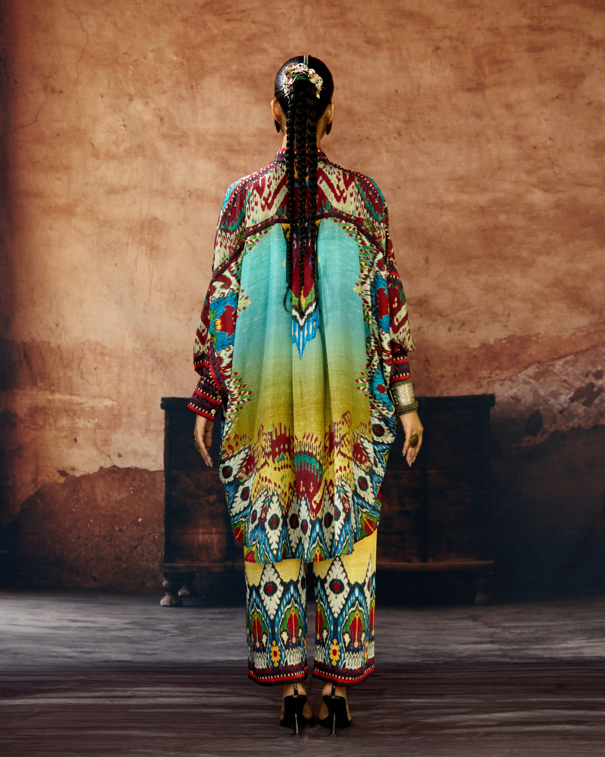 Kasbah : Mabel - Aqua/Lime