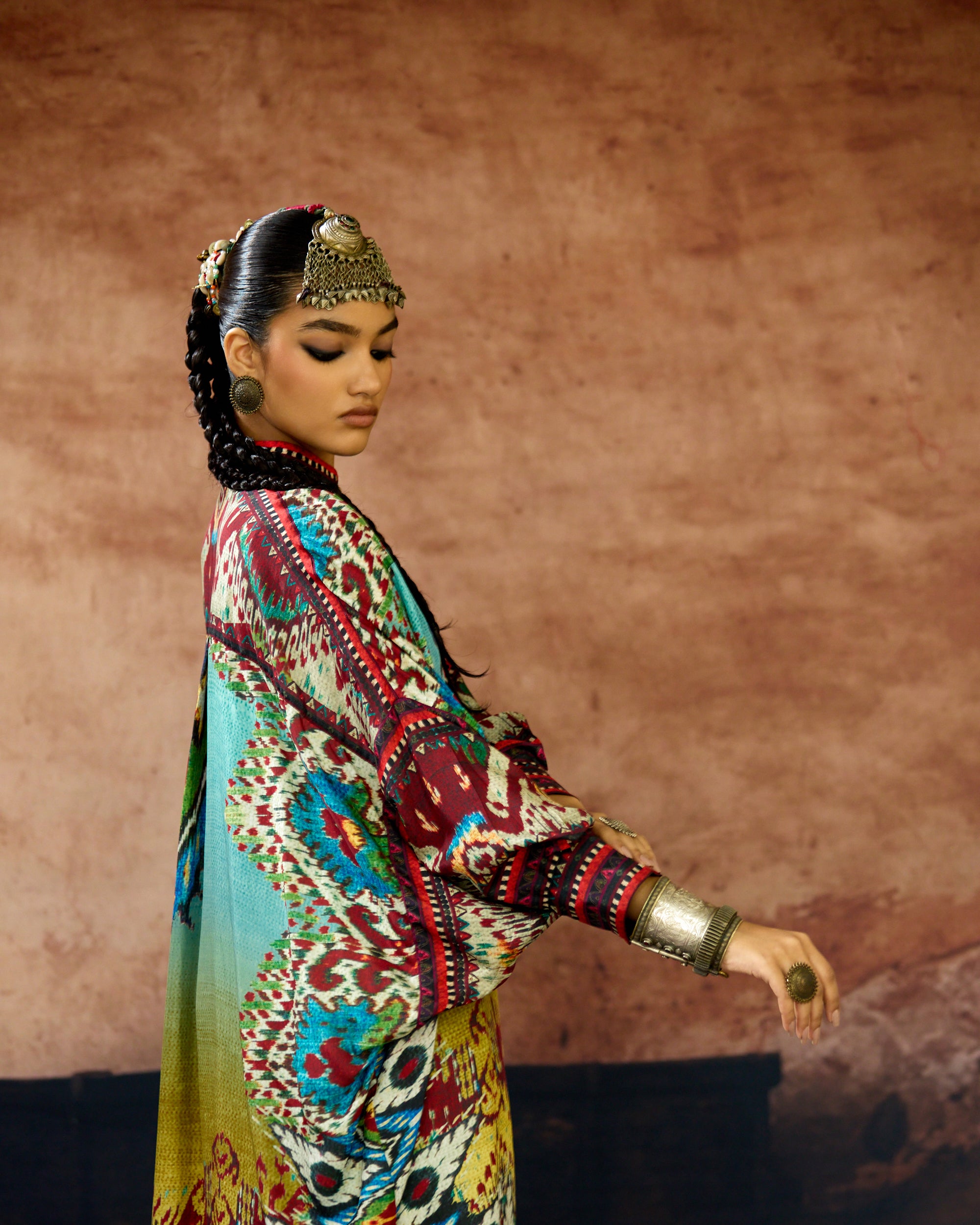 Kasbah : Mabel - Aqua/Lime