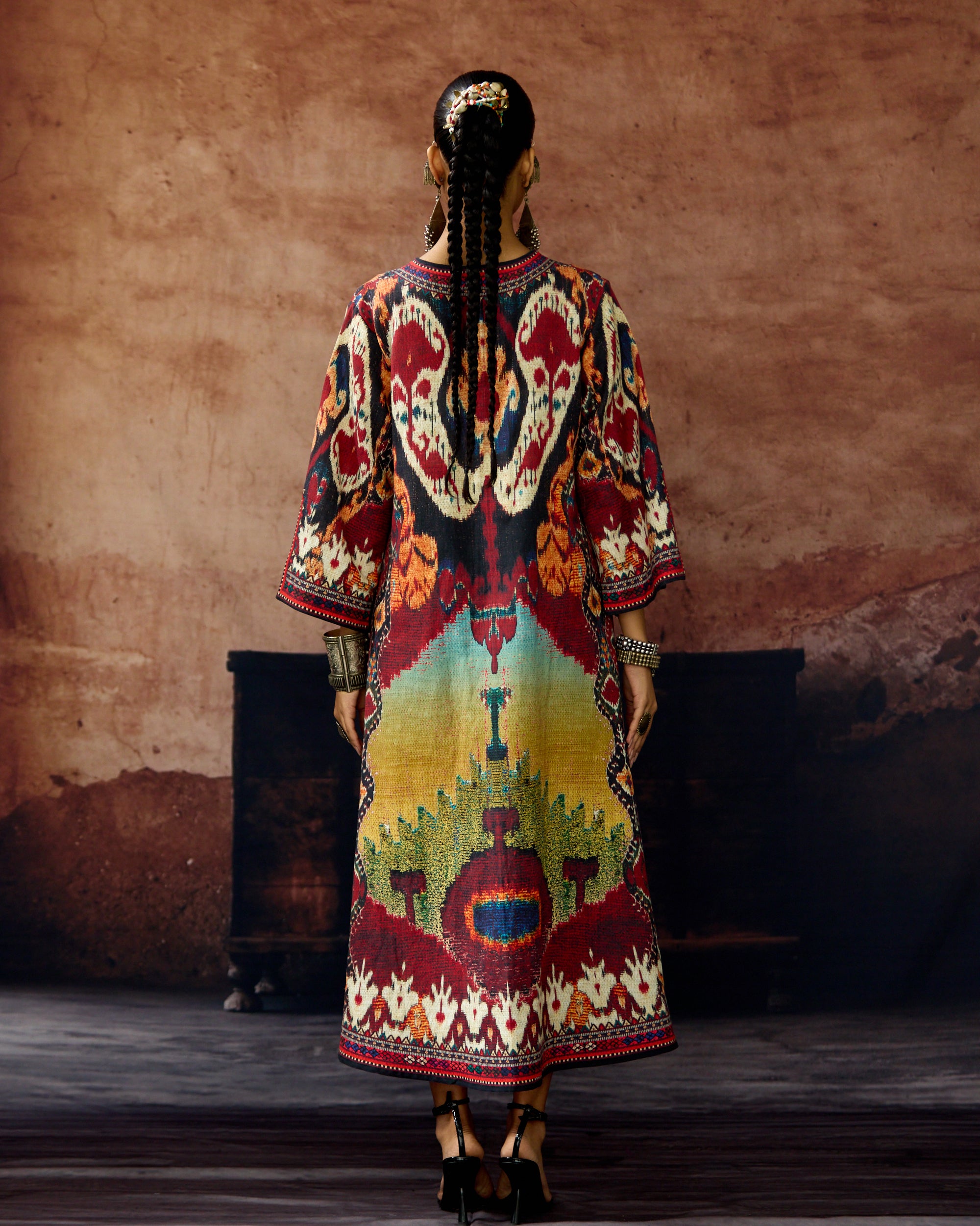 Kasbah : Rachele - Aqua/Maroon