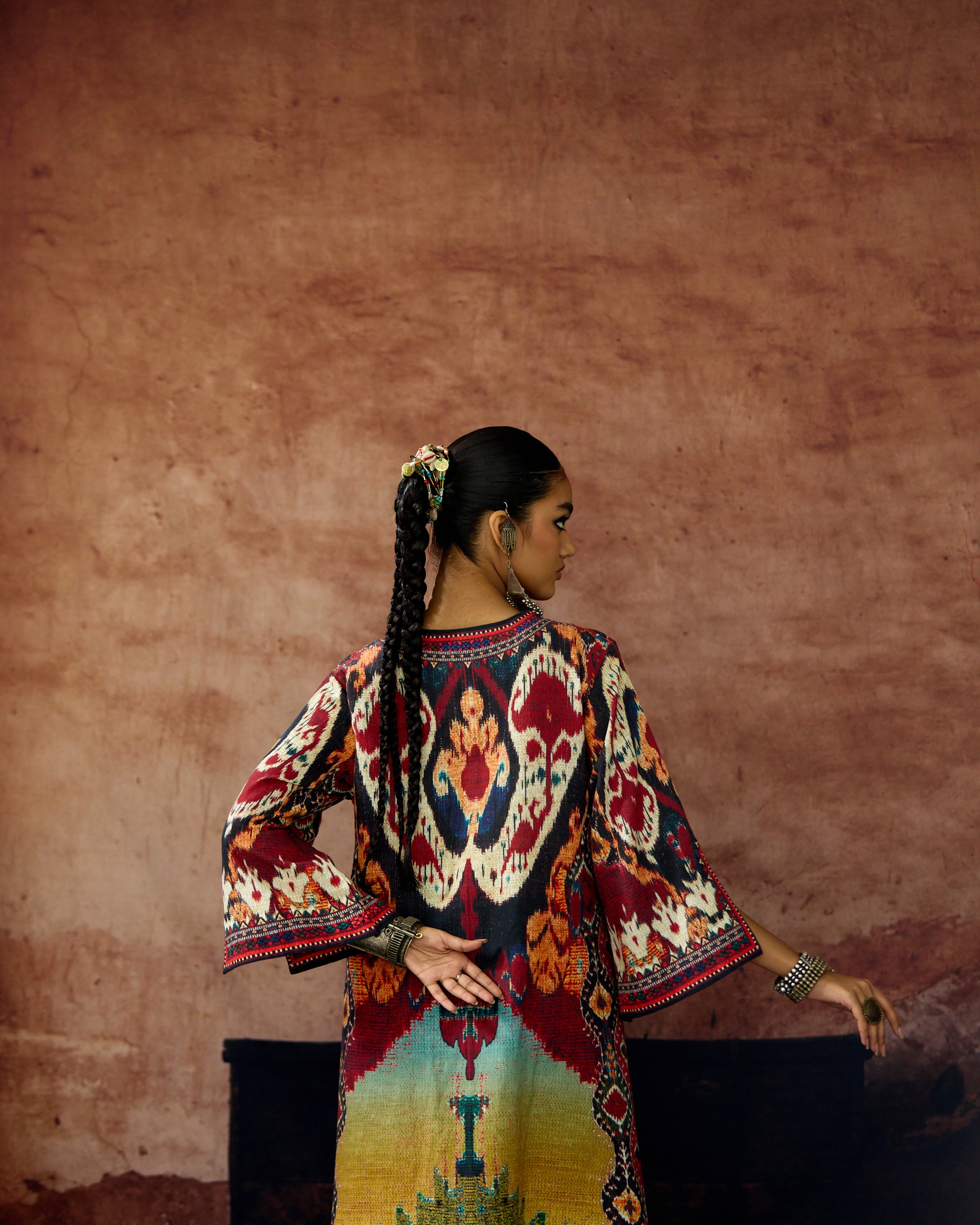 Kasbah : Rachele - Aqua/Maroon