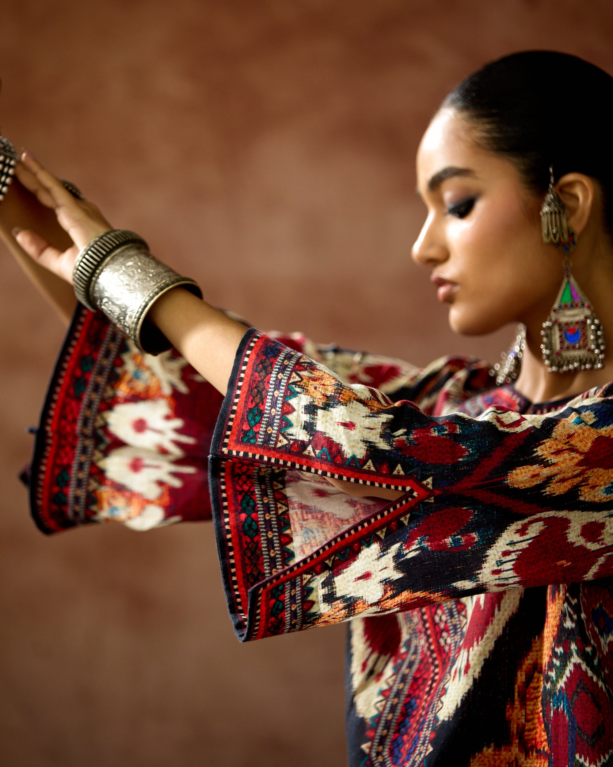 Kasbah : Rachele - Aqua/Maroon