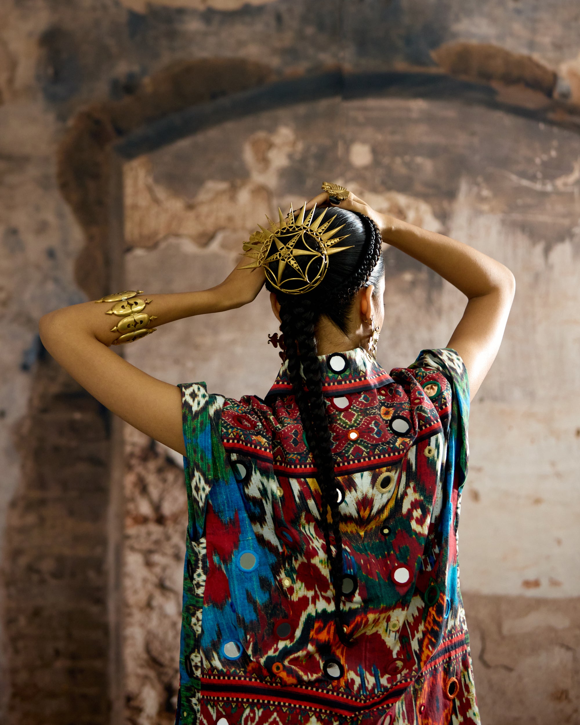 Kasbah : Emilia - Blue/Maroon
