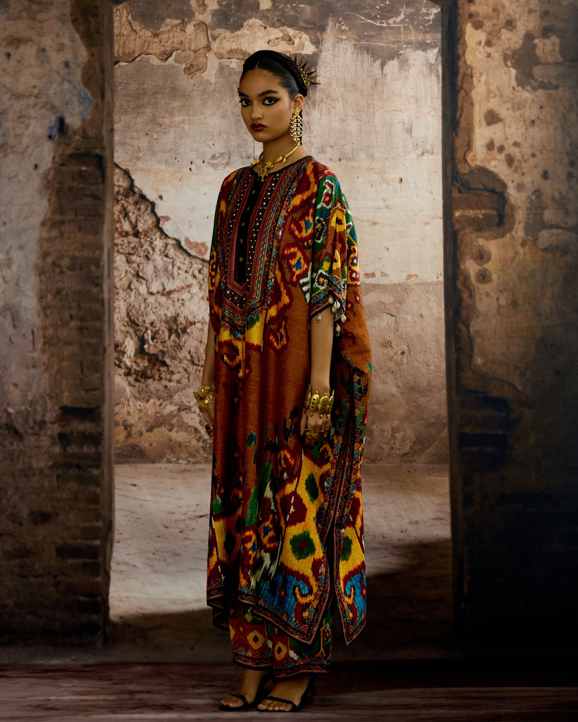 Kasbah : Kanish - Mustard/Rust