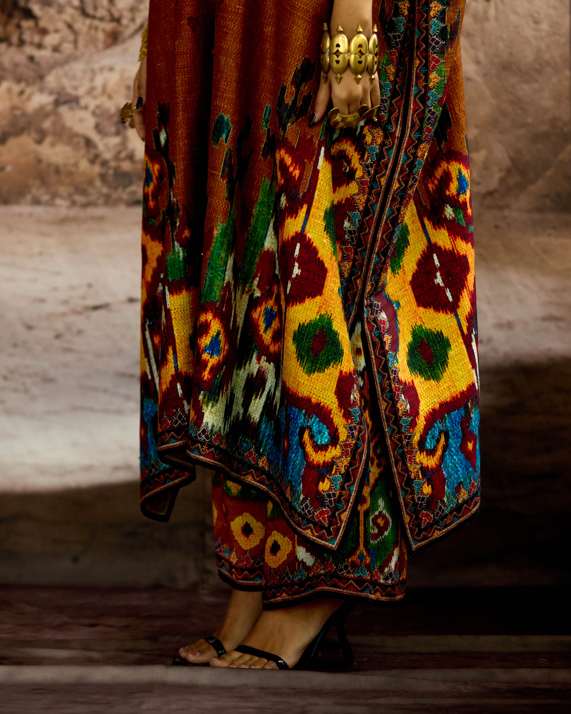 Kasbah : Kanish - Mustard/Rust