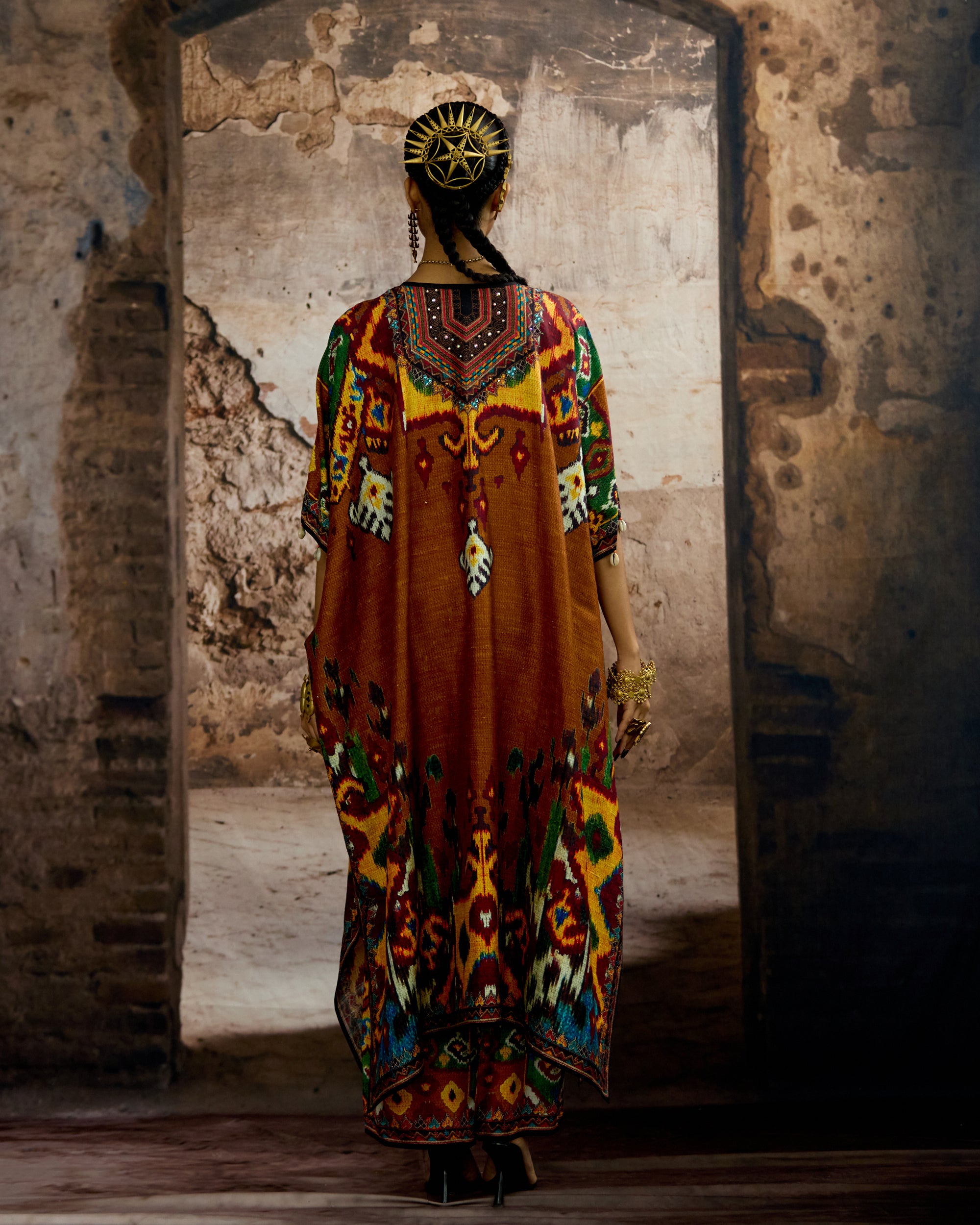 Kasbah : Kanish - Mustard/Rust
