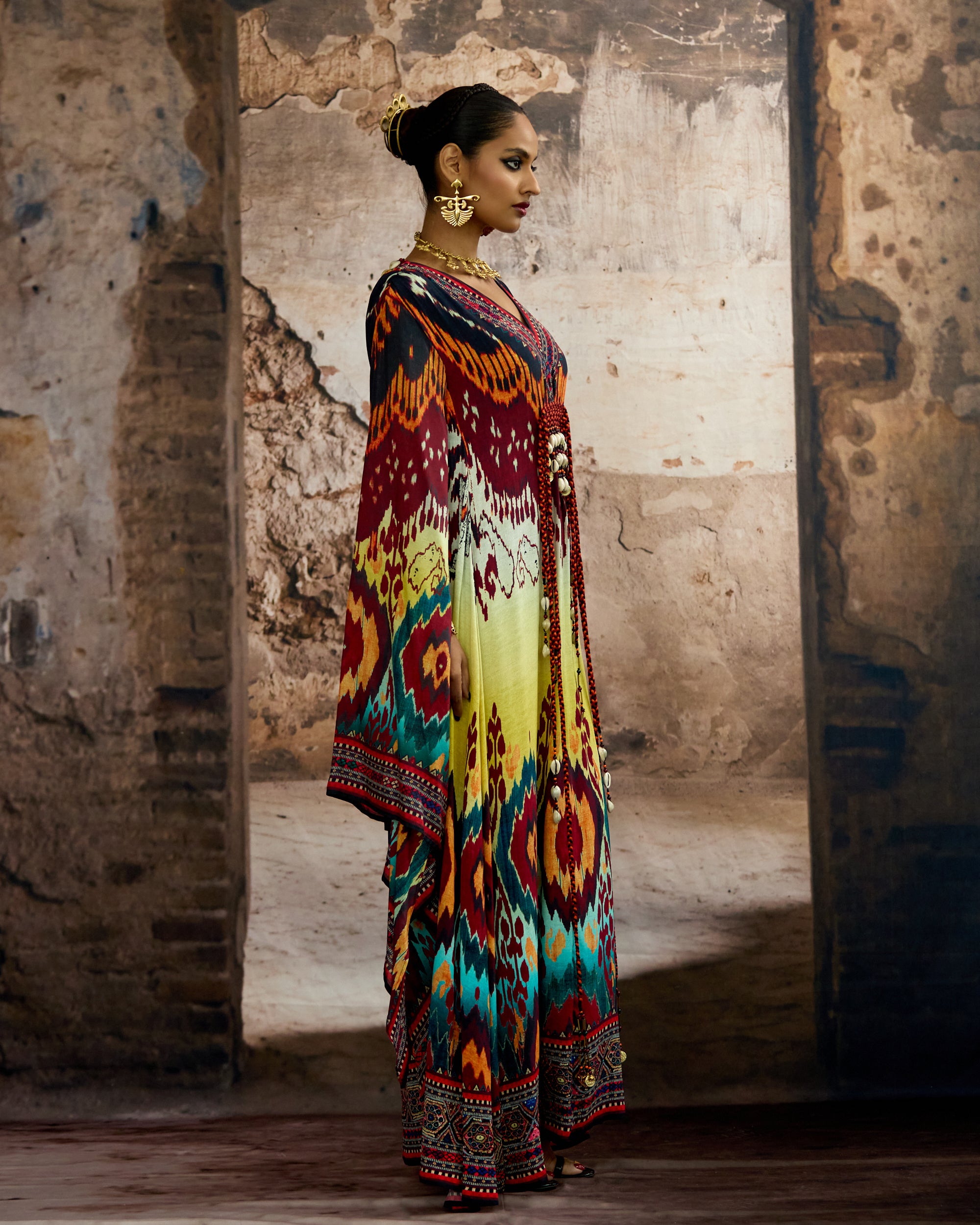 Kasbah : Abeer - Aqua/Lime
