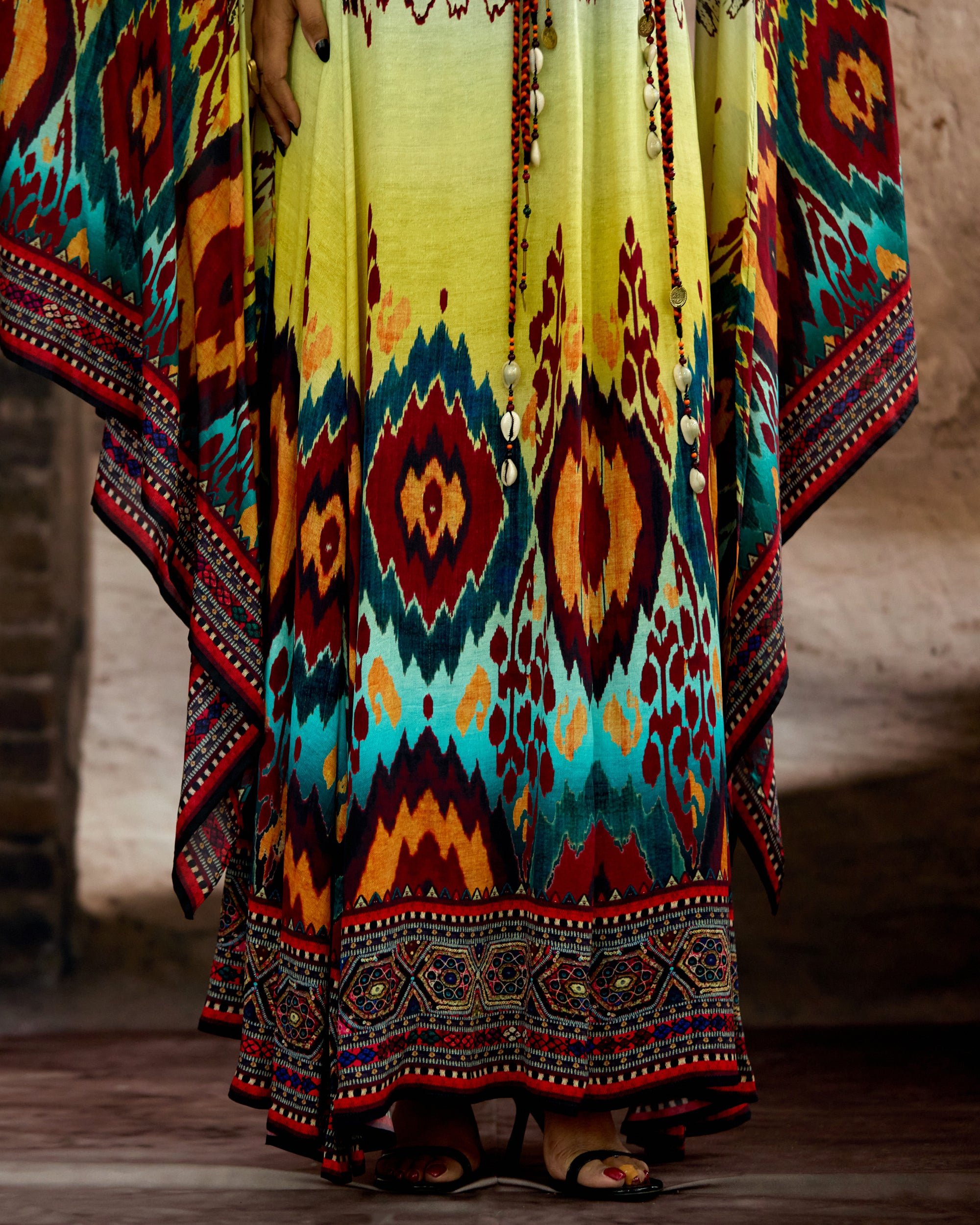 Kasbah : Abeer - Aqua/Lime
