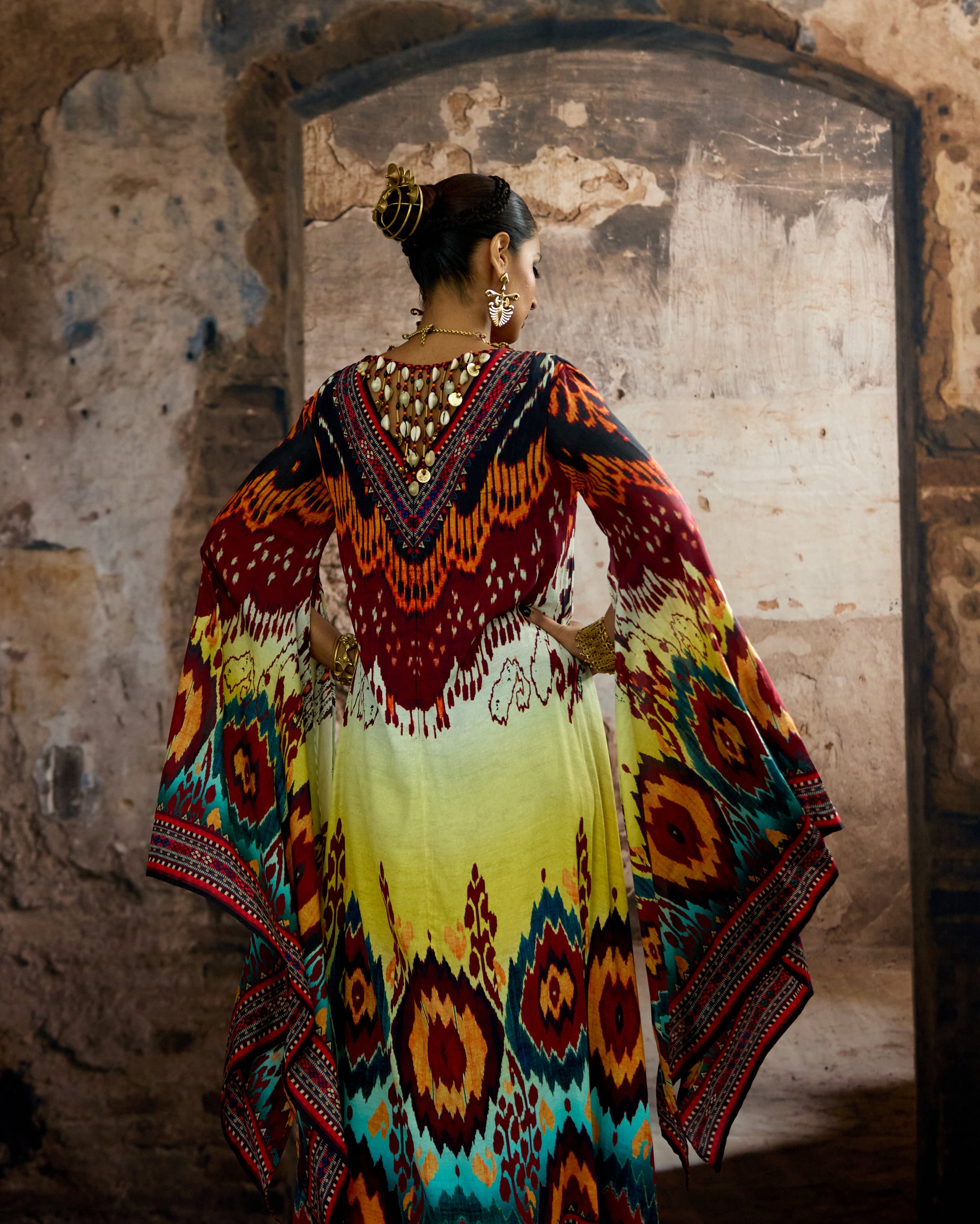 Kasbah : Abeer - Aqua/Lime
