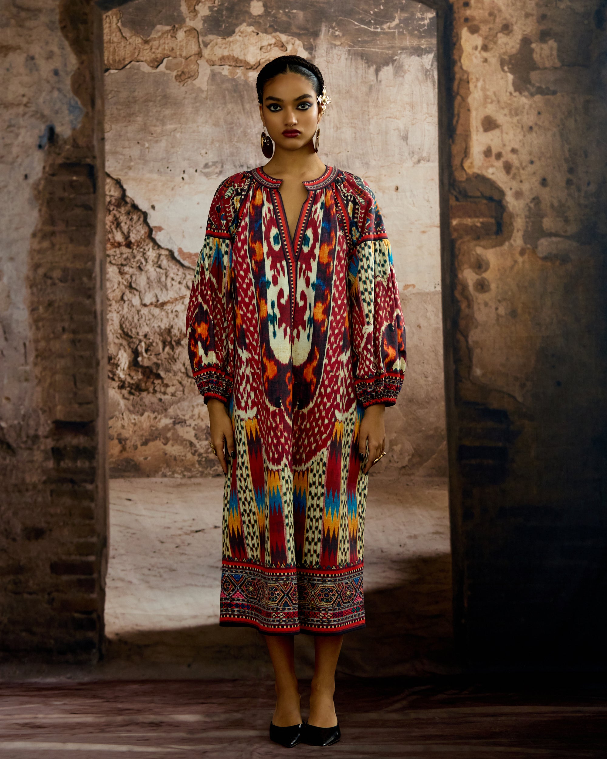 Kasbah : Marisa - Beige/Maroon