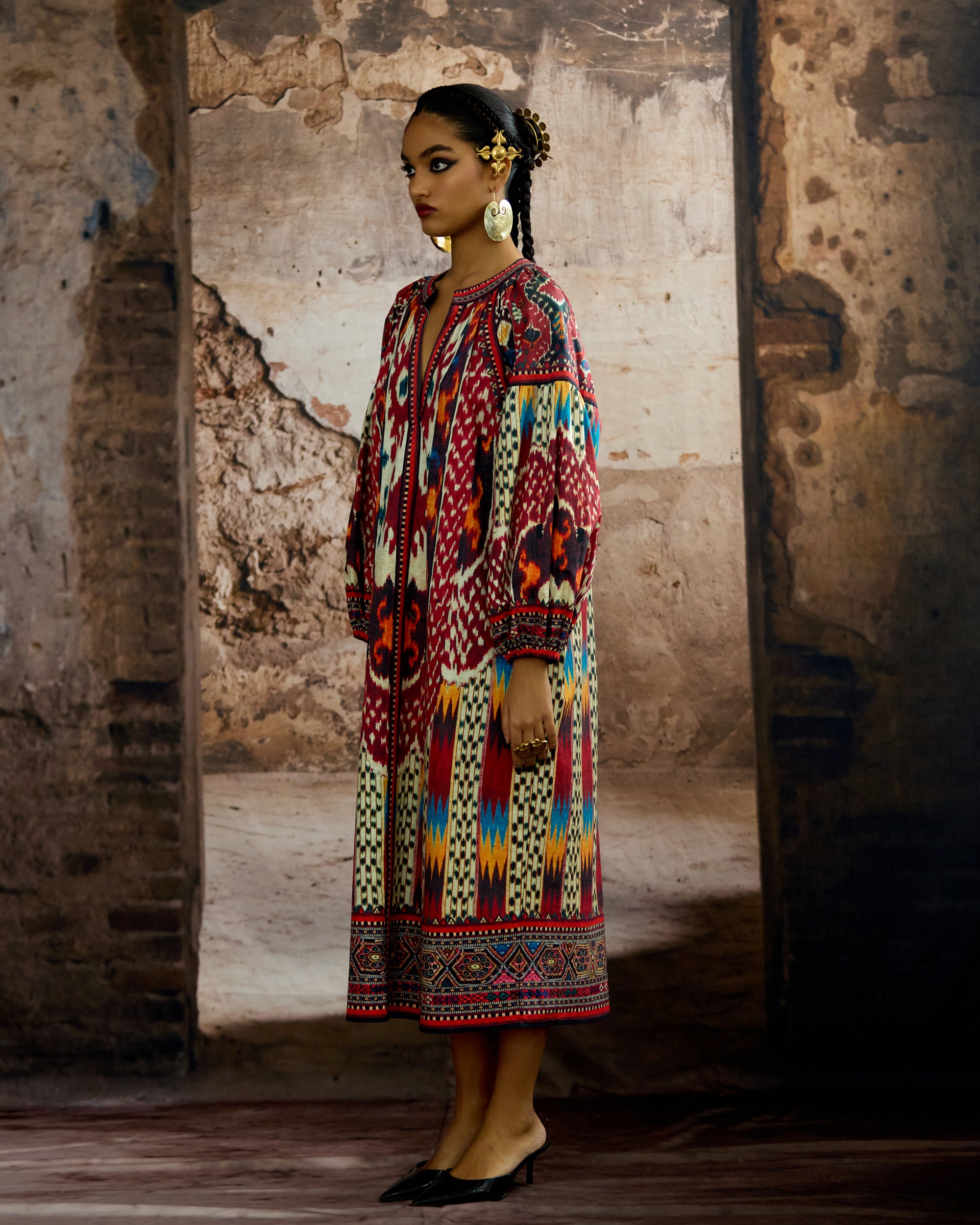 Kasbah : Marisa - Beige/Maroon