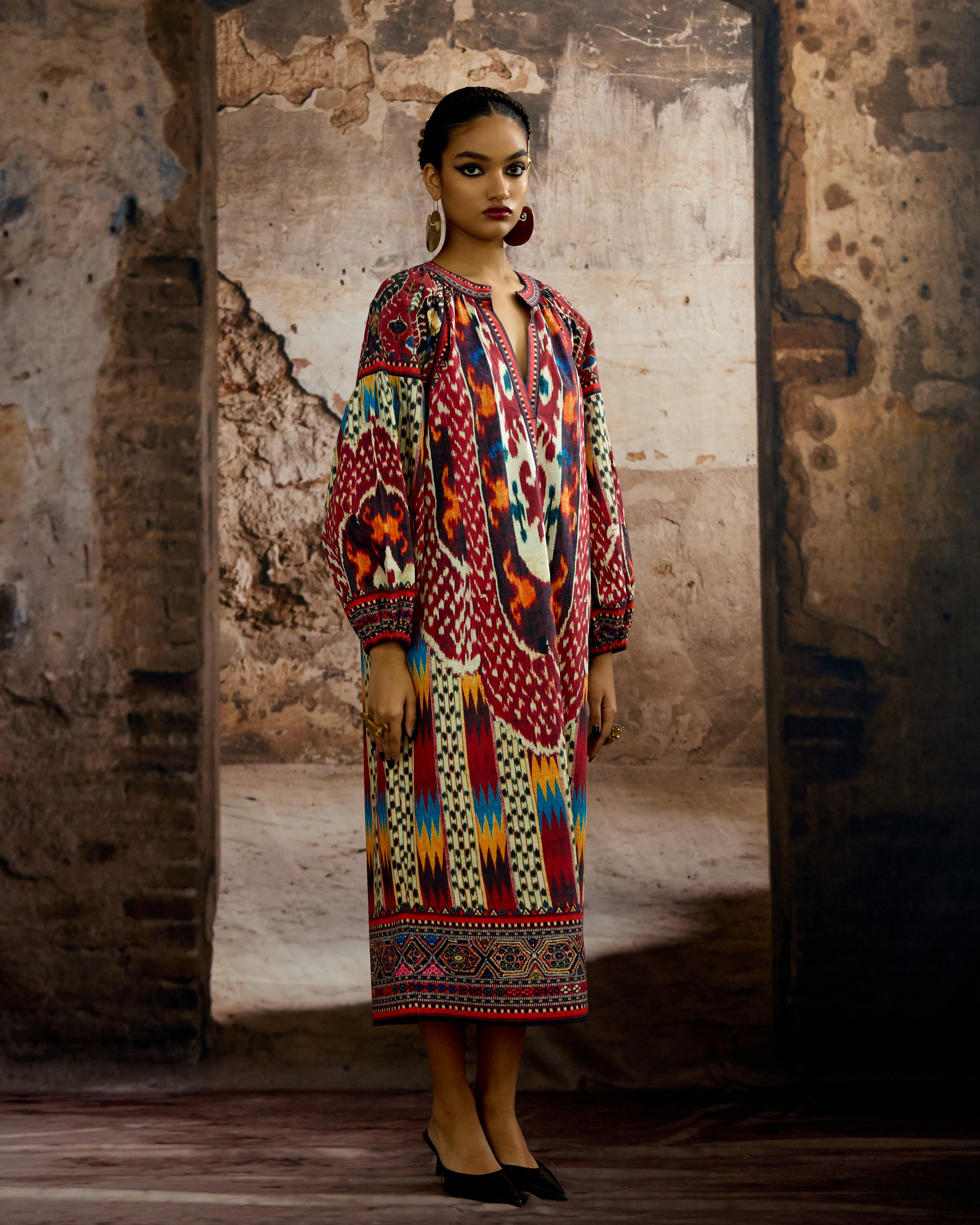 Kasbah : Marisa - Beige/Maroon