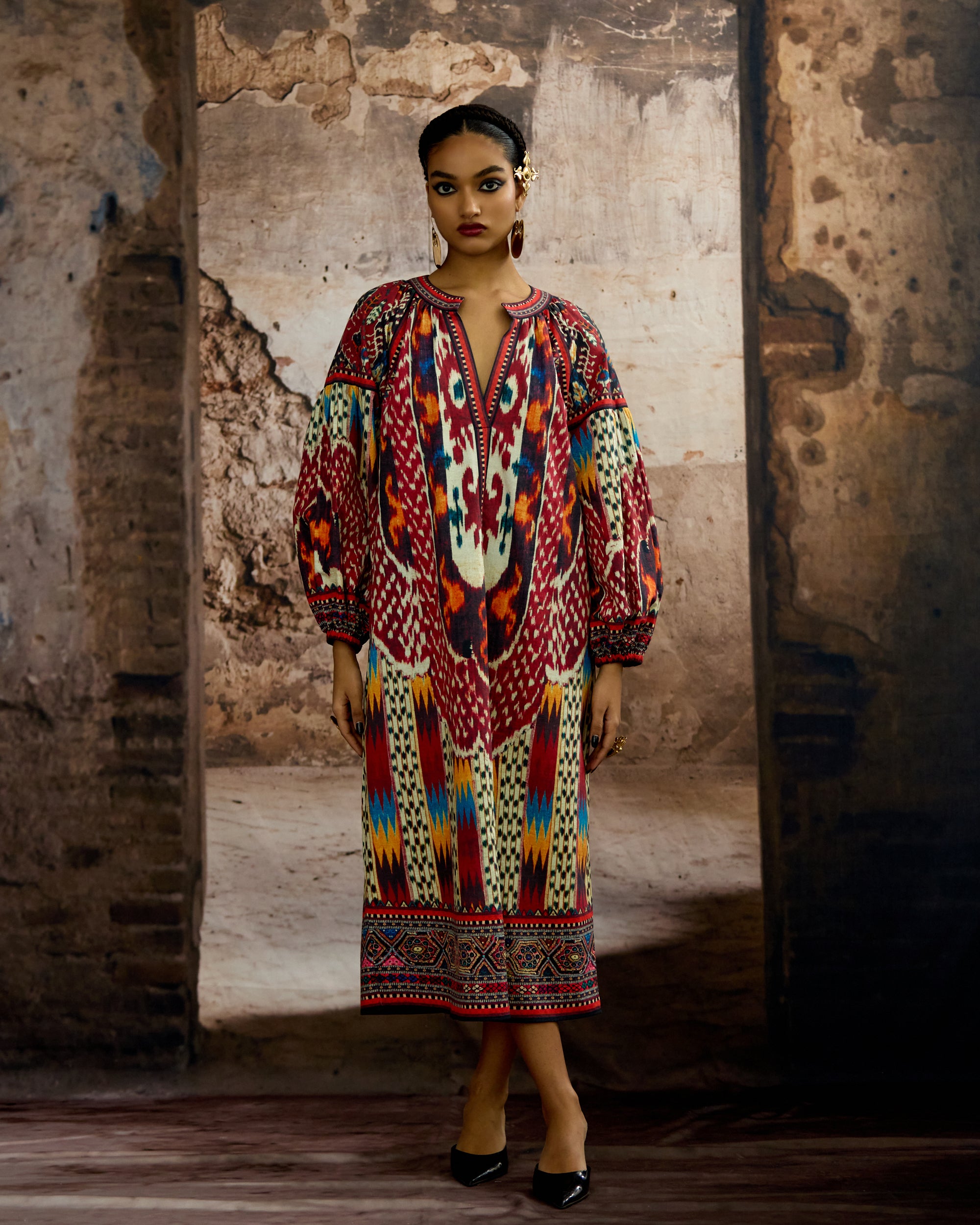 Kasbah : Marisa - Beige/Maroon