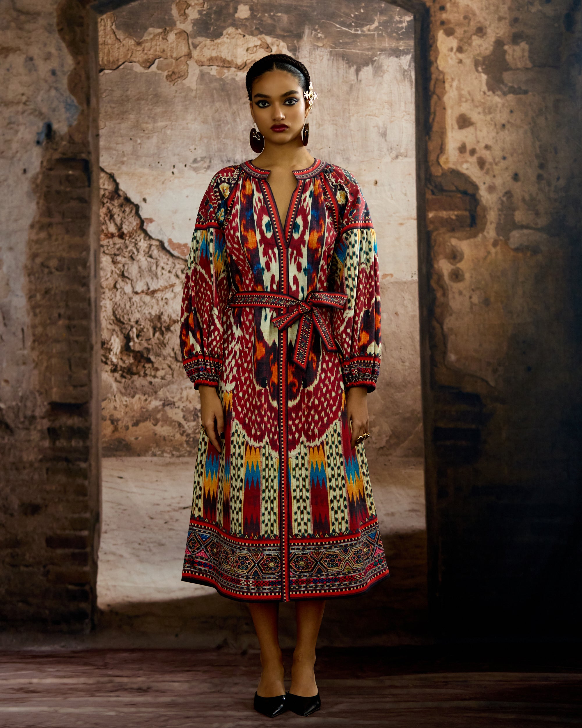 Kasbah : Marisa - Beige/Maroon